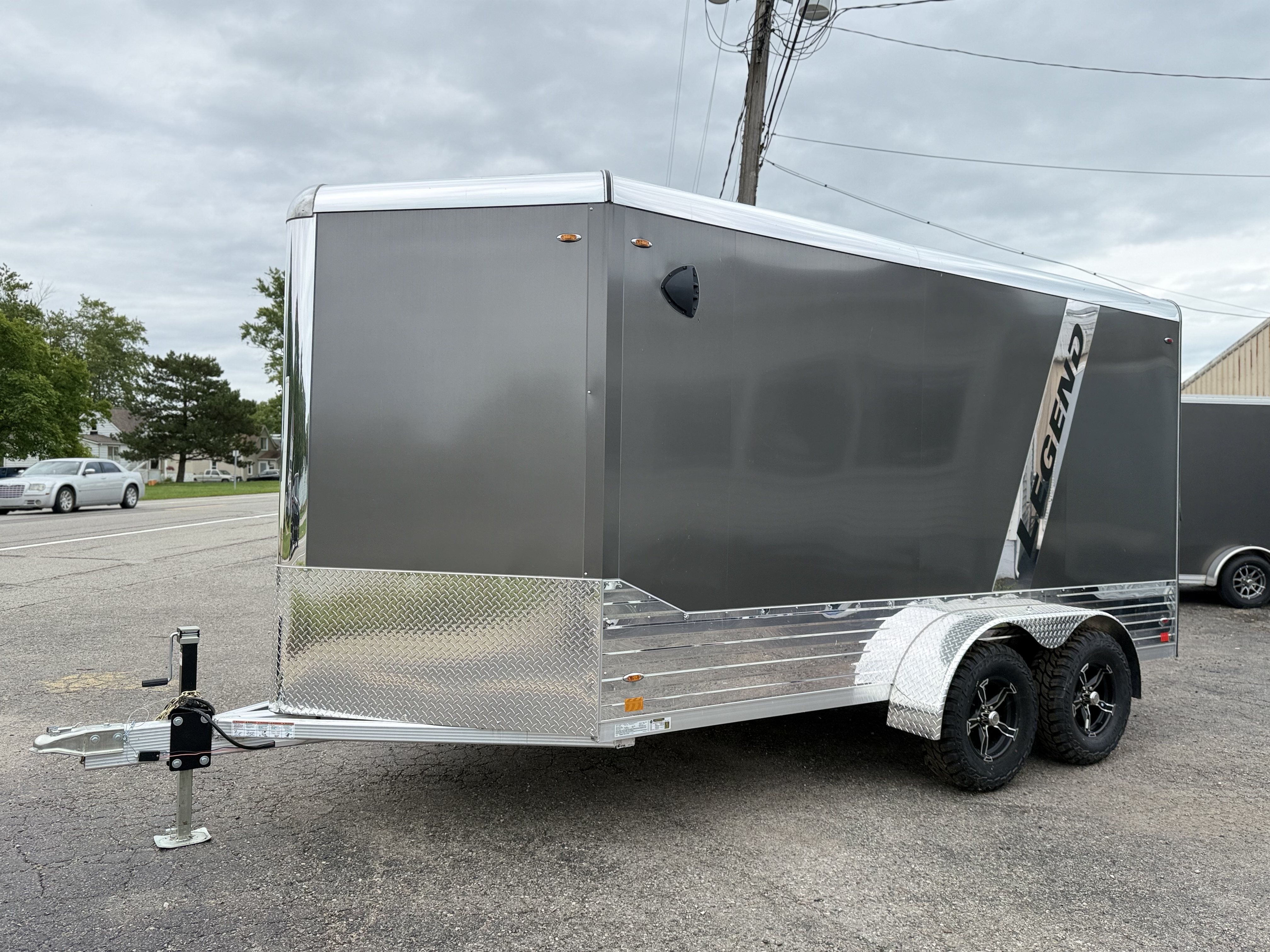 2026 Legend Trailers 7x17 Deluxe V-Nose Tandem Axle Enclosed Cargo Trailer Cargo Trailer