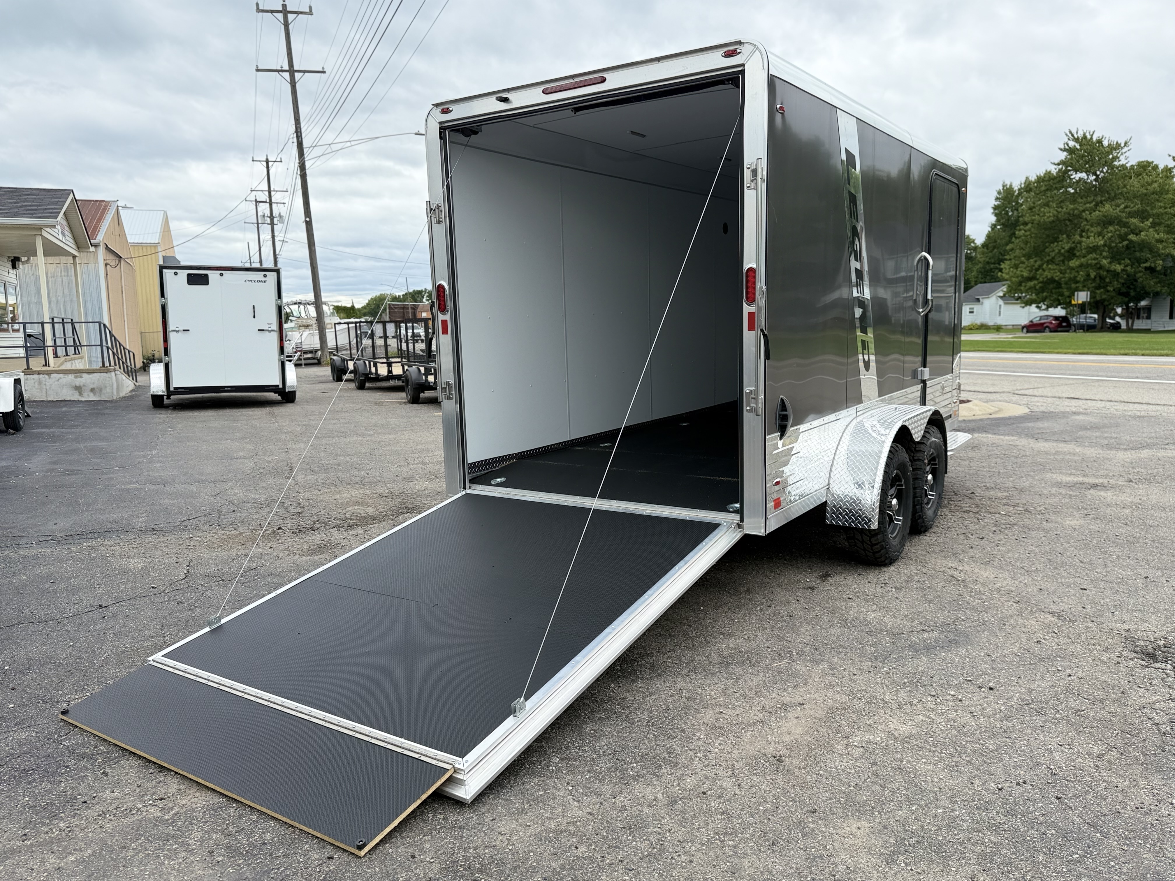 2026 Legend Trailers 7x17 Deluxe V-Nose Tandem Axle Enclosed Cargo Trailer Cargo Trailer