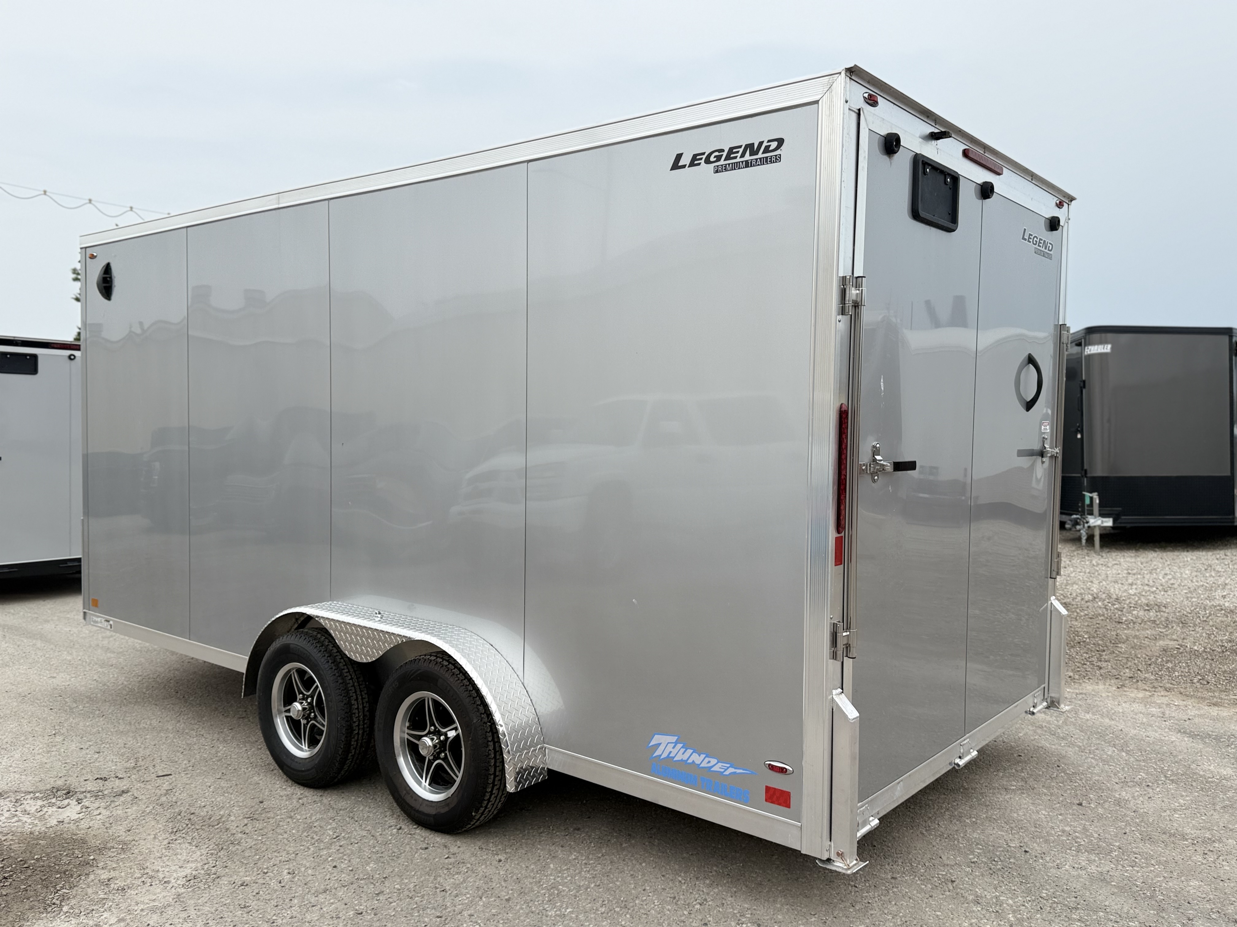 2026 Legend Trailers 7.5x18 Thunder V-Nose Tandem Axle Enclosed Cargo Trailer Cargo Trailer