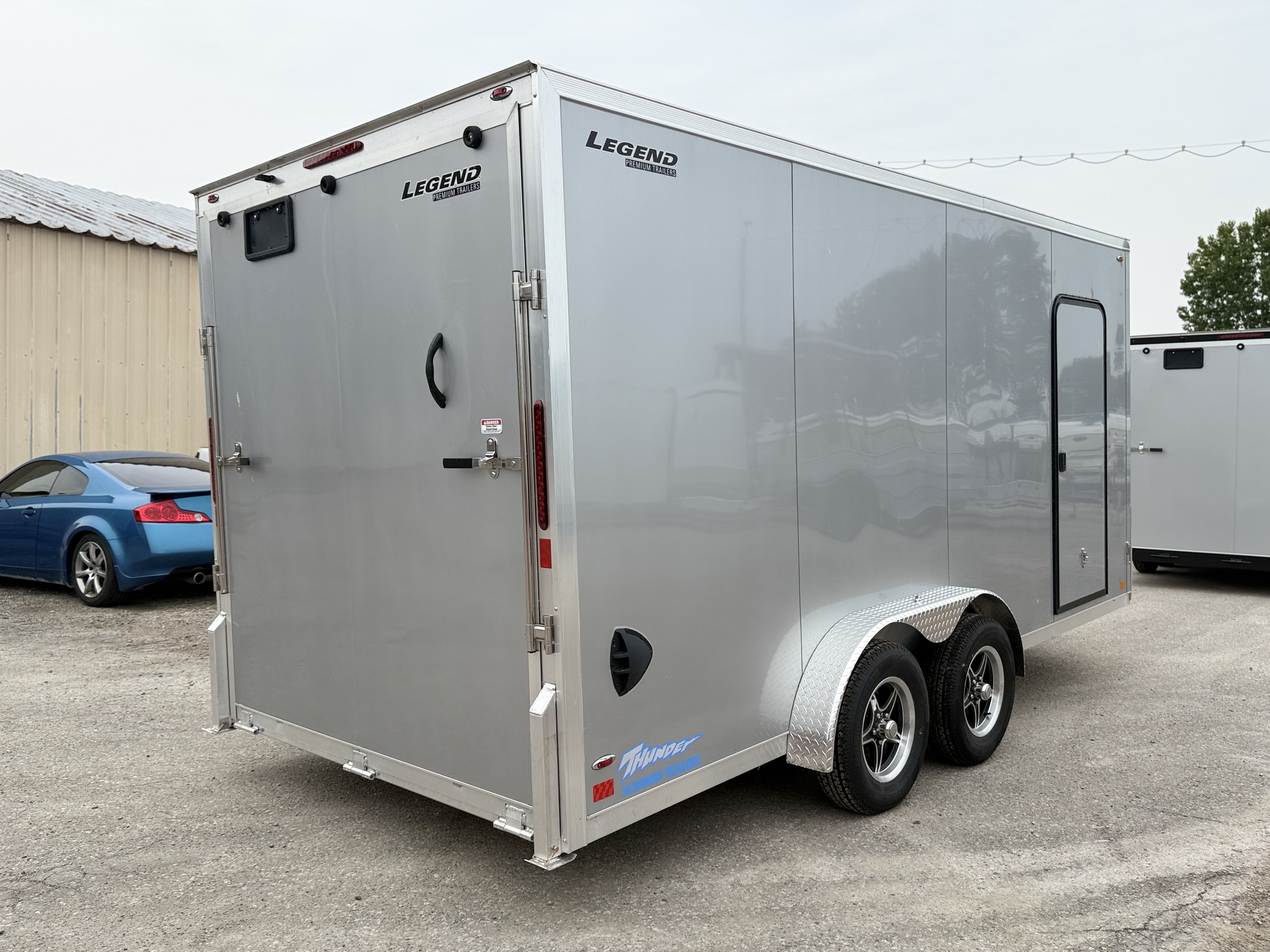 2026 Legend Trailers 7.5x18 Thunder V-Nose Tandem Axle Enclosed Cargo Trailer Cargo Trailer