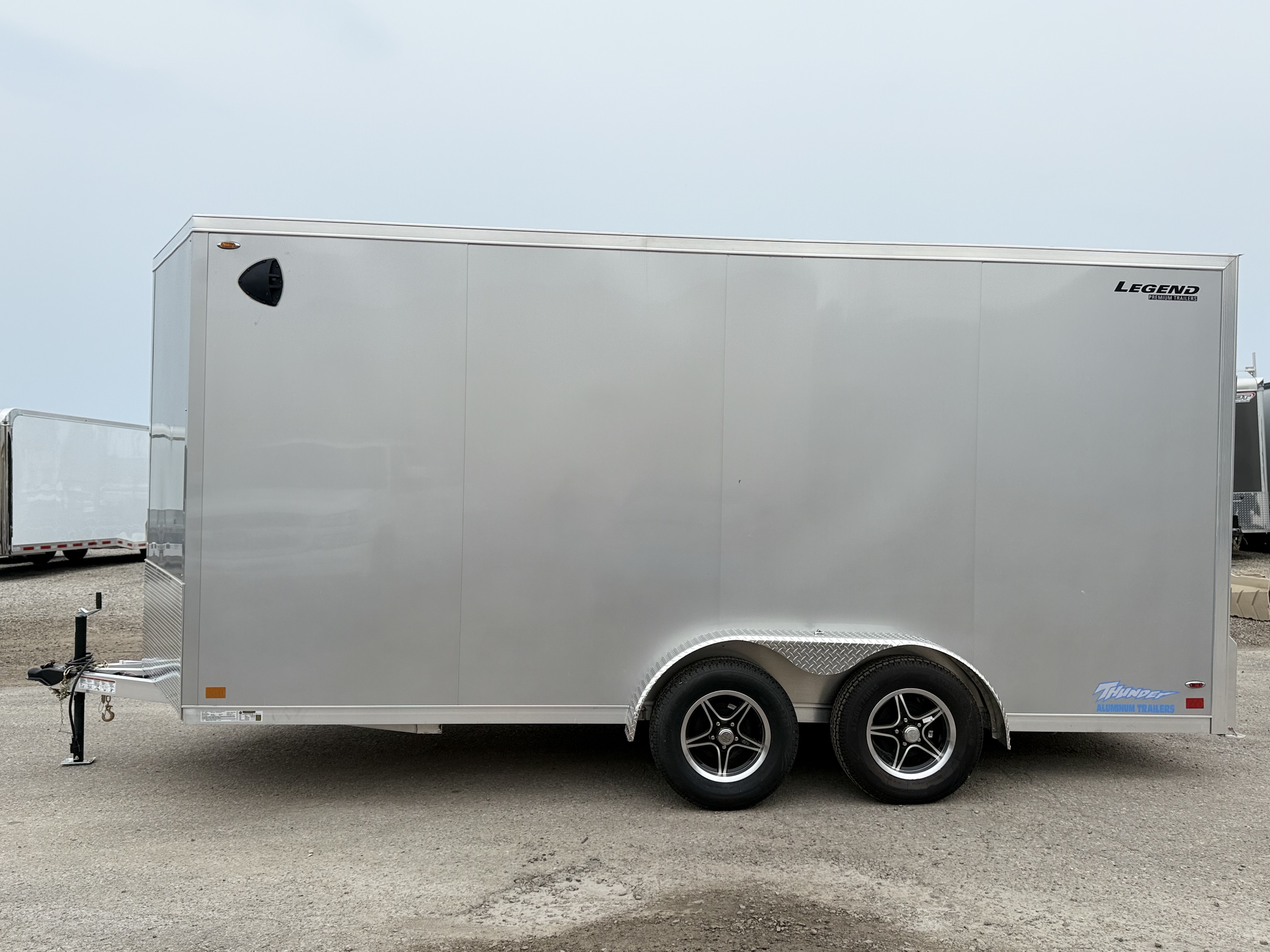 2026 Legend Trailers 7.5x18 Thunder V-Nose Tandem Axle Enclosed Cargo Trailer Cargo Trailer