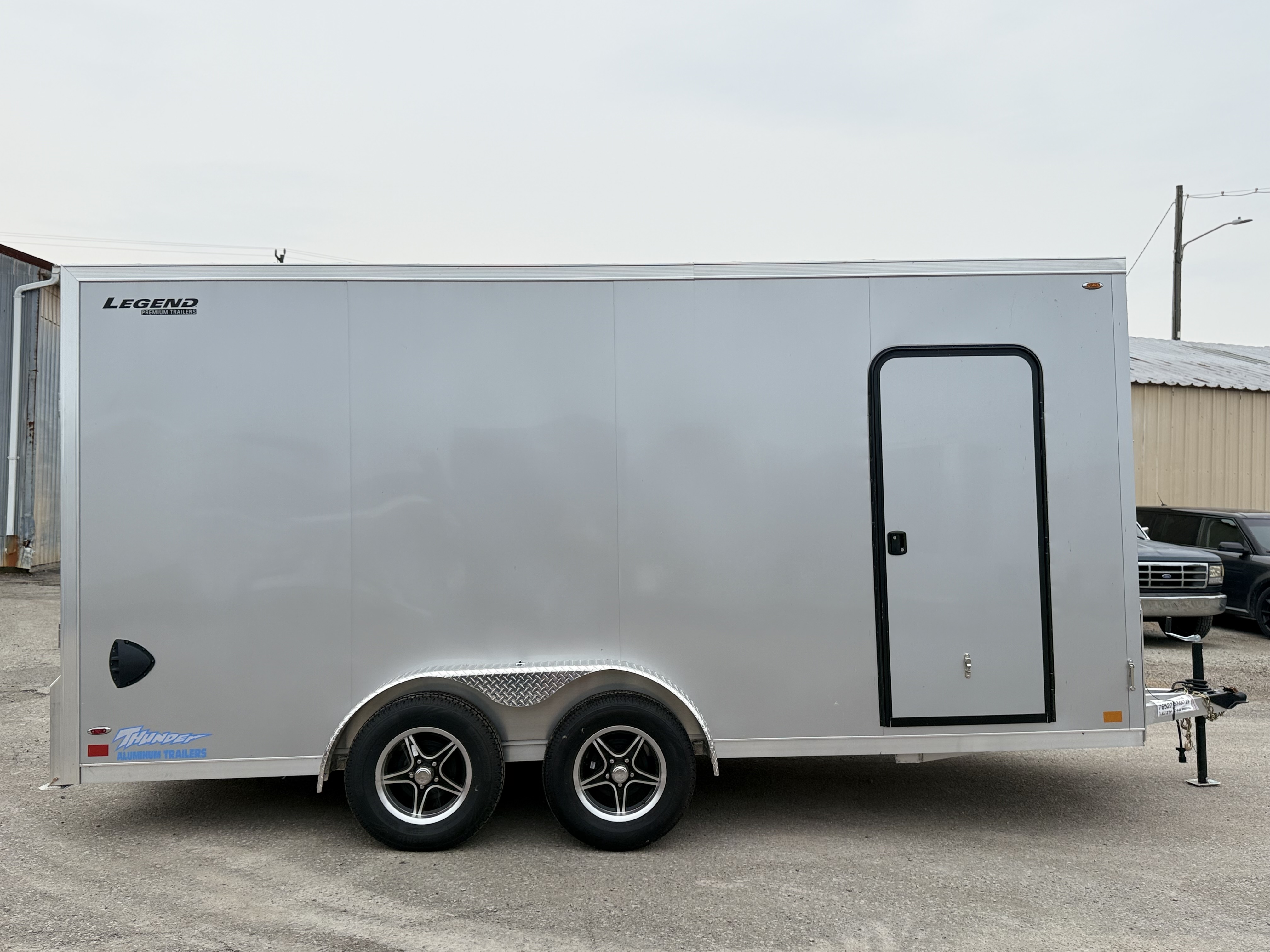 2026 Legend Trailers 7.5x18 Thunder V-Nose Tandem Axle Enclosed Cargo Trailer Cargo Trailer