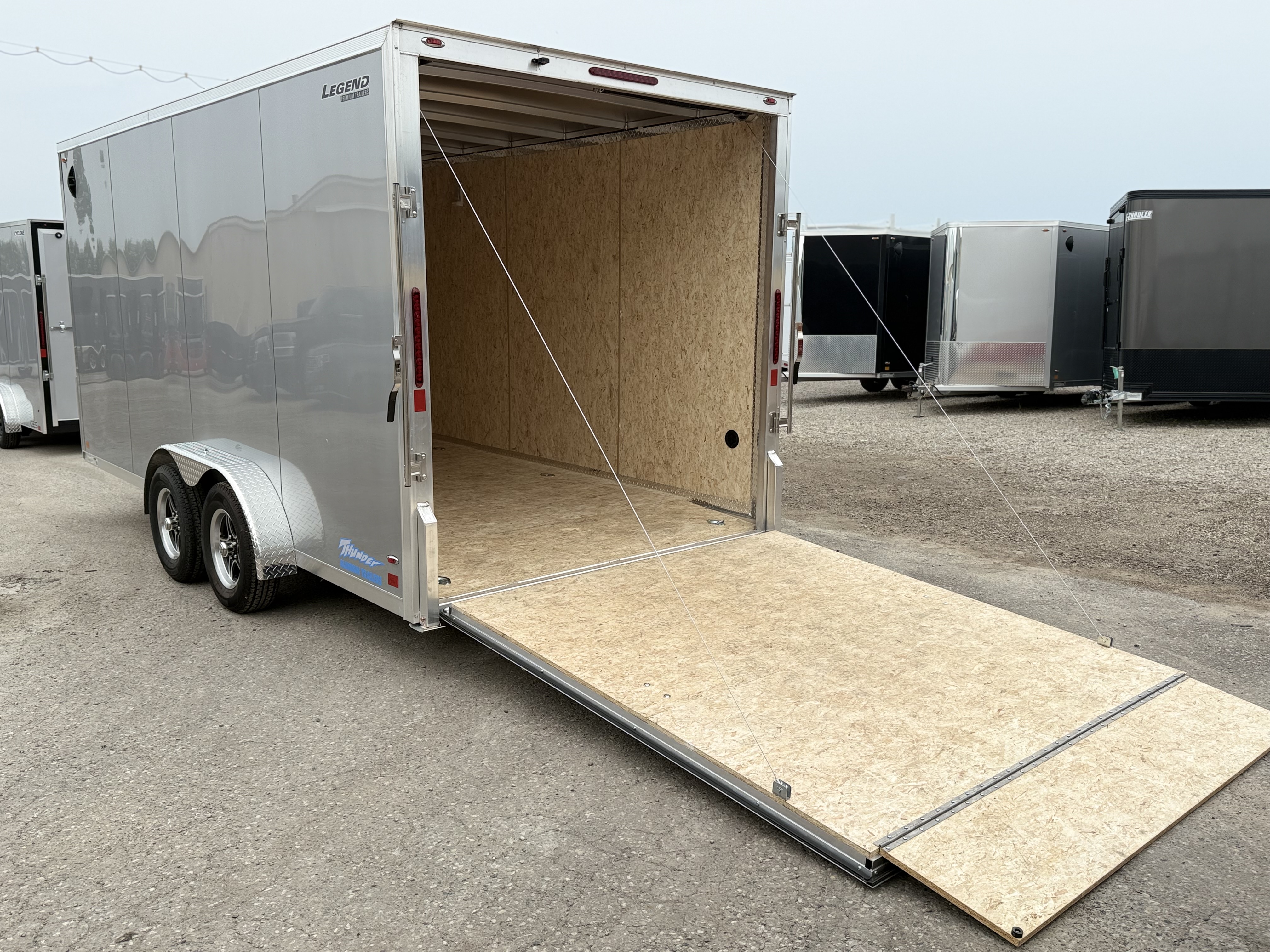 2026 Legend Trailers 7.5x18 Thunder V-Nose Tandem Axle Enclosed Cargo Trailer Cargo Trailer