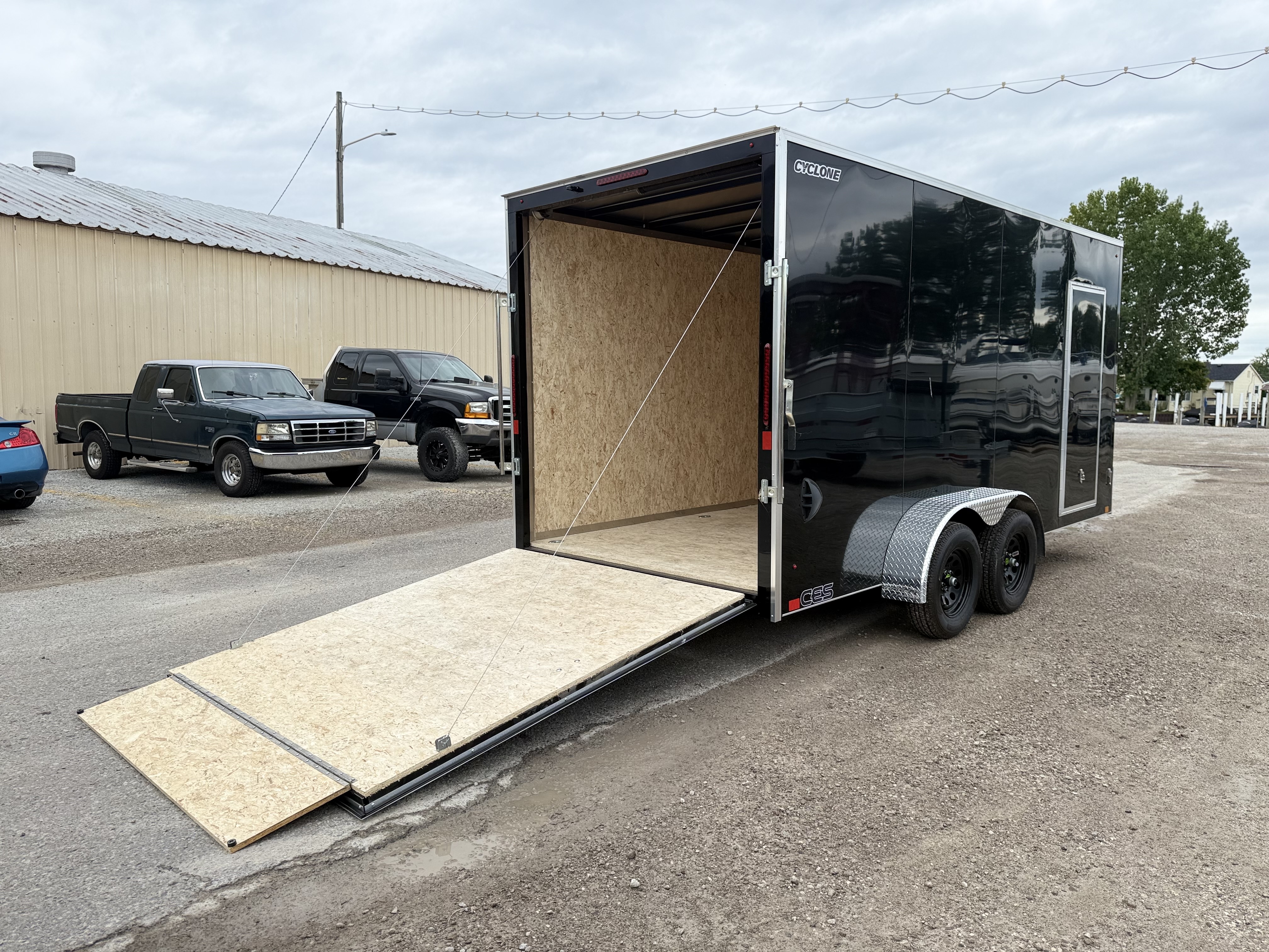2027 Legend 7X18 Cyclone Steel V-Nose Tandem Axle Enclosed Cargo Trailer Cargo Trailer