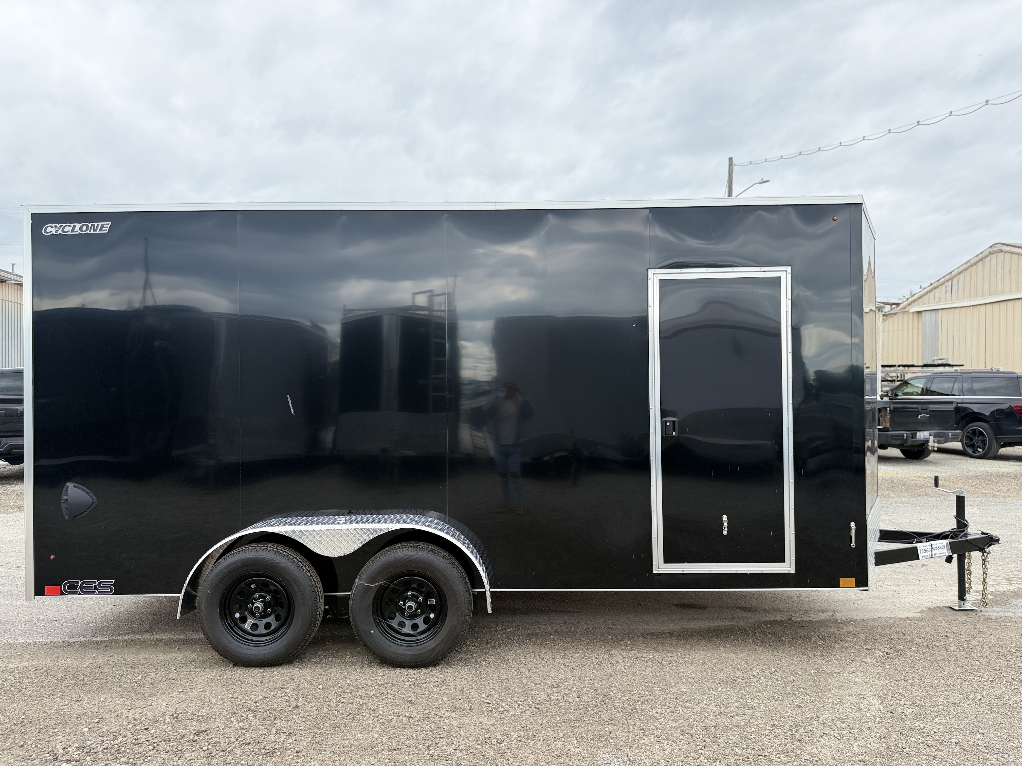 2027 Legend 7X18 Cyclone Steel V-Nose Tandem Axle Enclosed Cargo Trailer Cargo Trailer