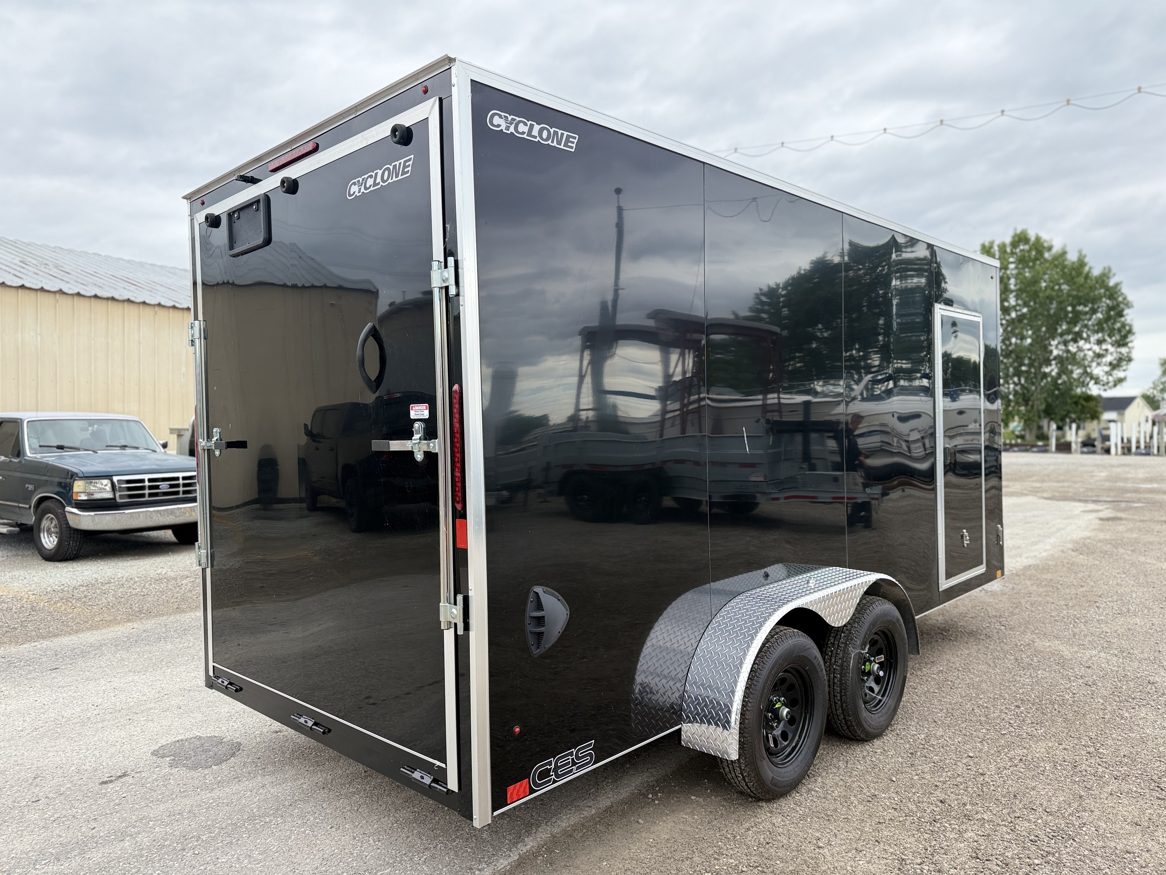2027 Legend 7X18 Cyclone Steel V-Nose Tandem Axle Enclosed Cargo Trailer Cargo Trailer