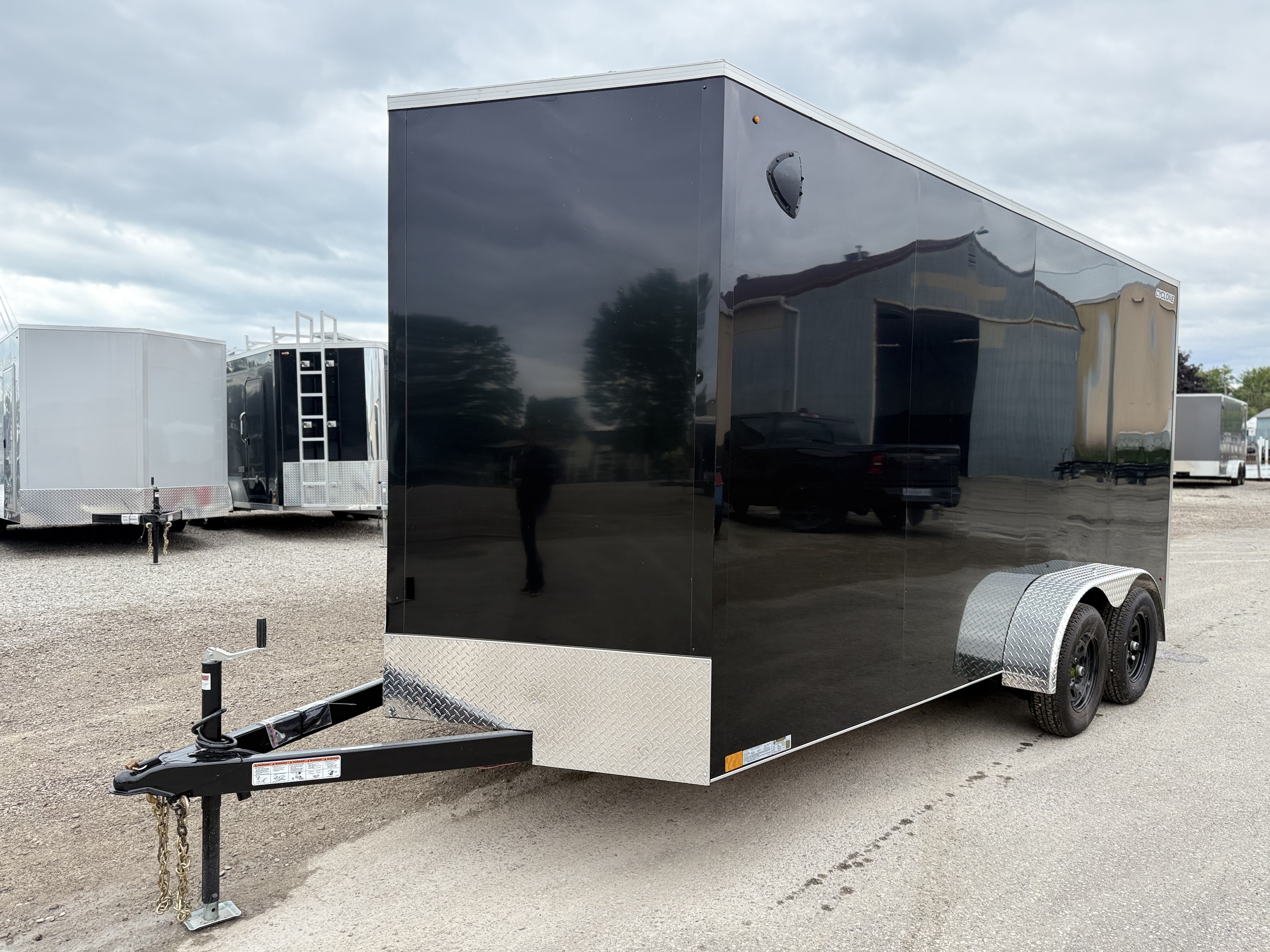 2027 Legend 7X18 Cyclone Steel V-Nose Tandem Axle Enclosed Cargo Trailer Cargo Trailer