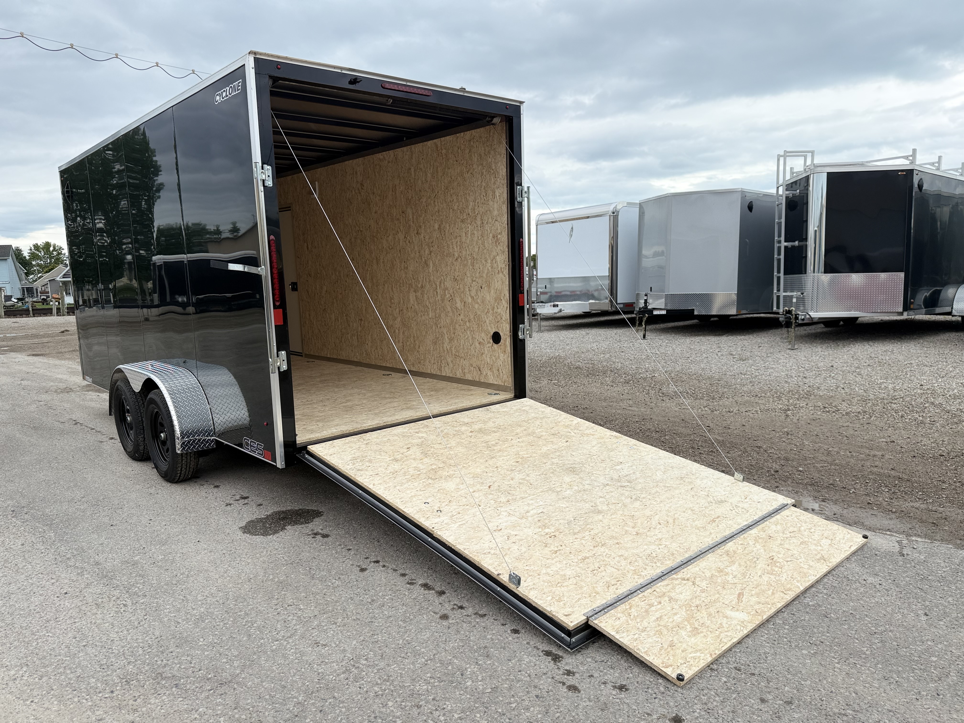2027 Legend 7X18 Cyclone Steel V-Nose Tandem Axle Enclosed Cargo Trailer Cargo Trailer