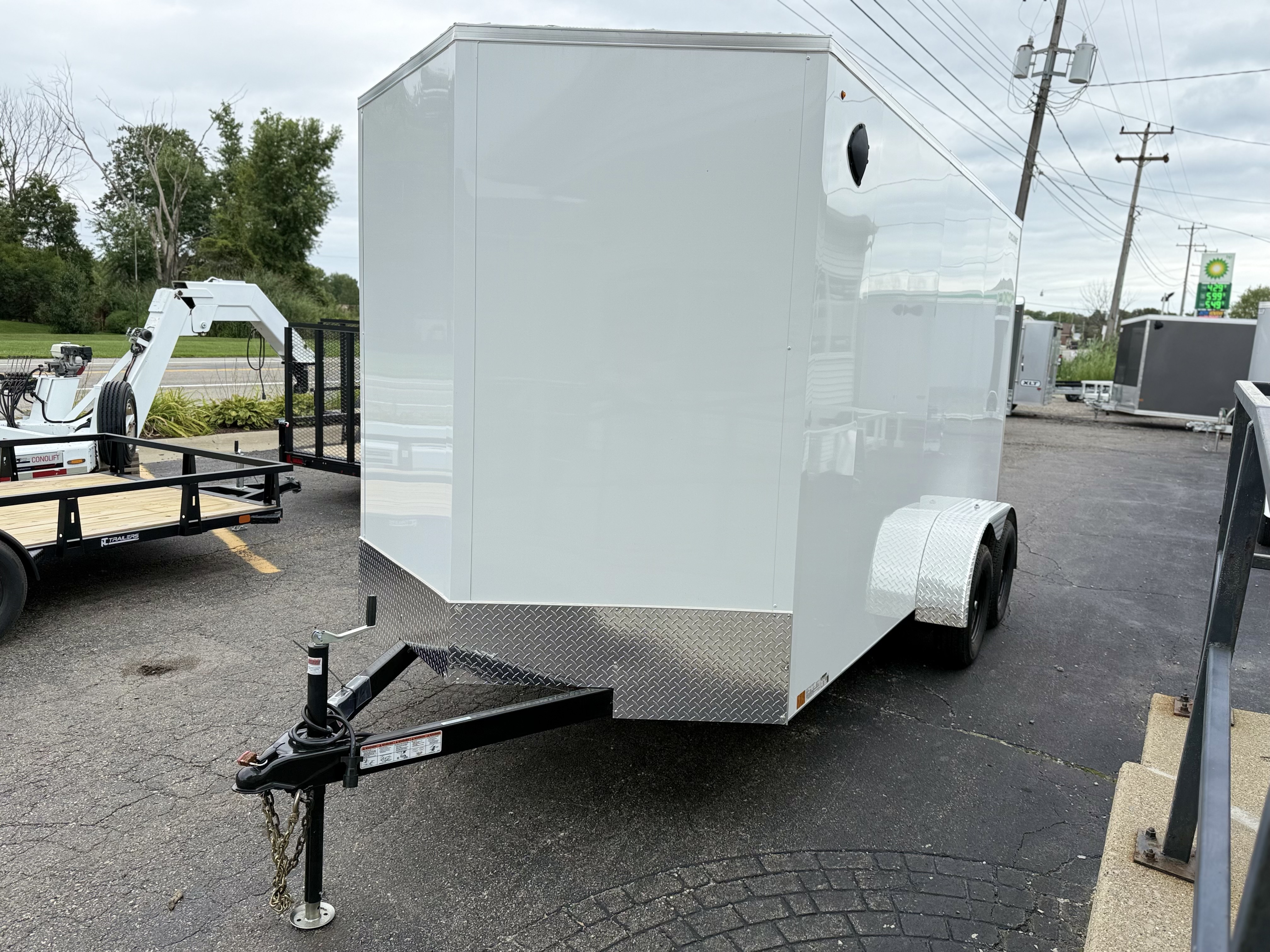 2027 Legend 7x16 Cyclone Steel V-Nose Tandem Axle Enclosed Cargo Trailer Cargo Trailer