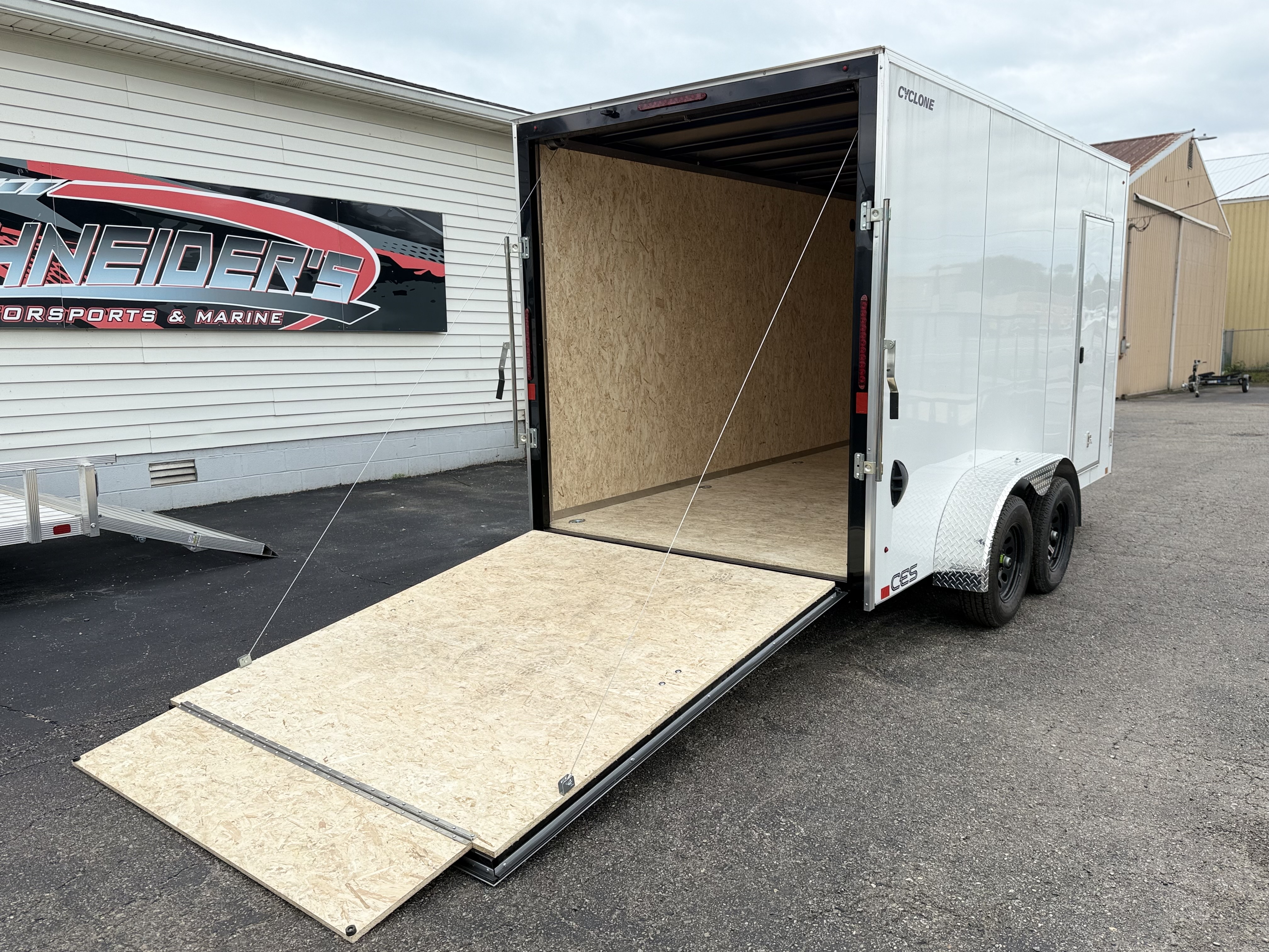 2027 Legend 7x16 Cyclone Steel V-Nose Tandem Axle Enclosed Cargo Trailer Cargo Trailer