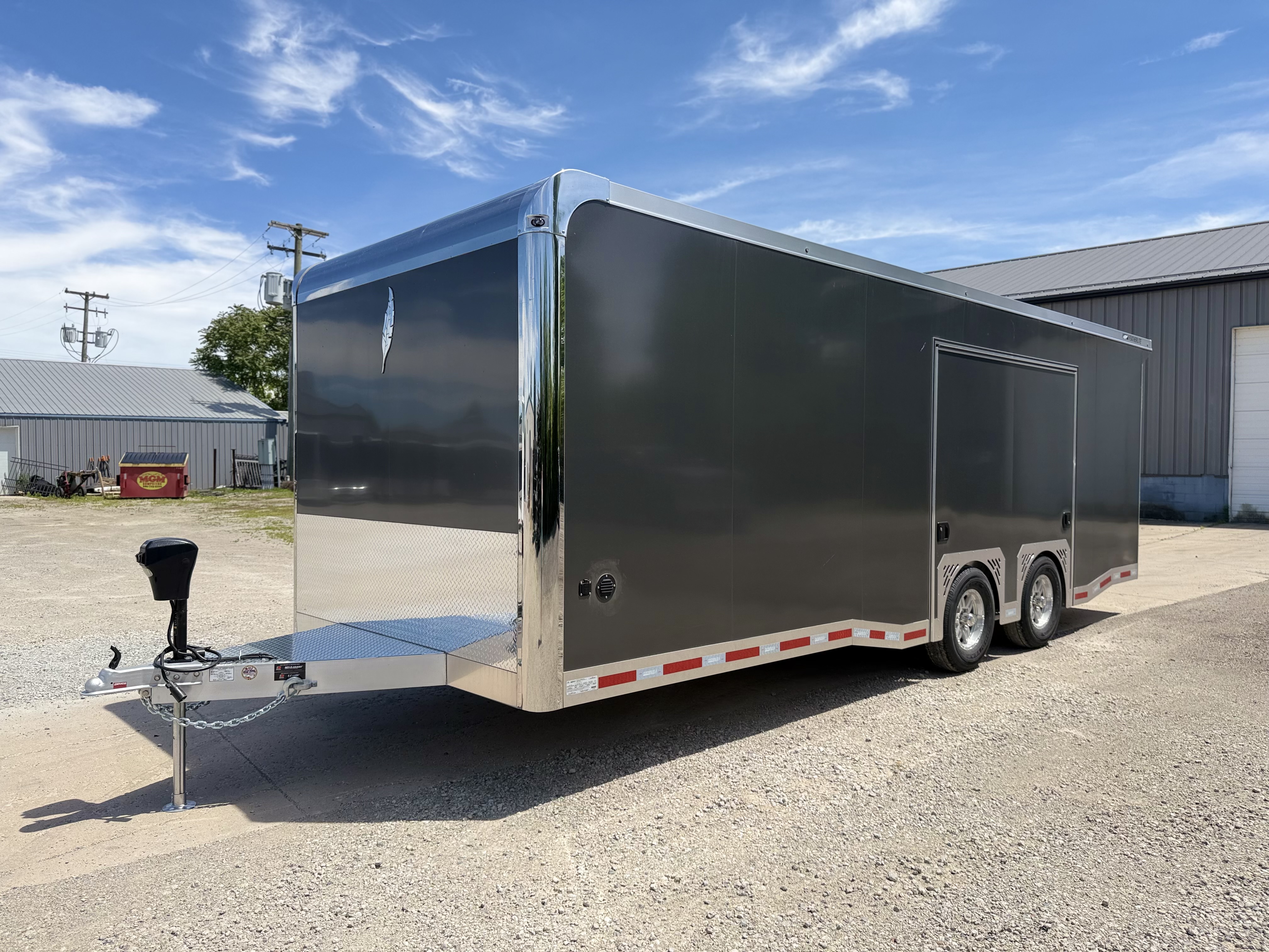 2026 Featherlite 8.5x24 Premium All Aluminum Enclosed Car Hauler Trailer Trailer