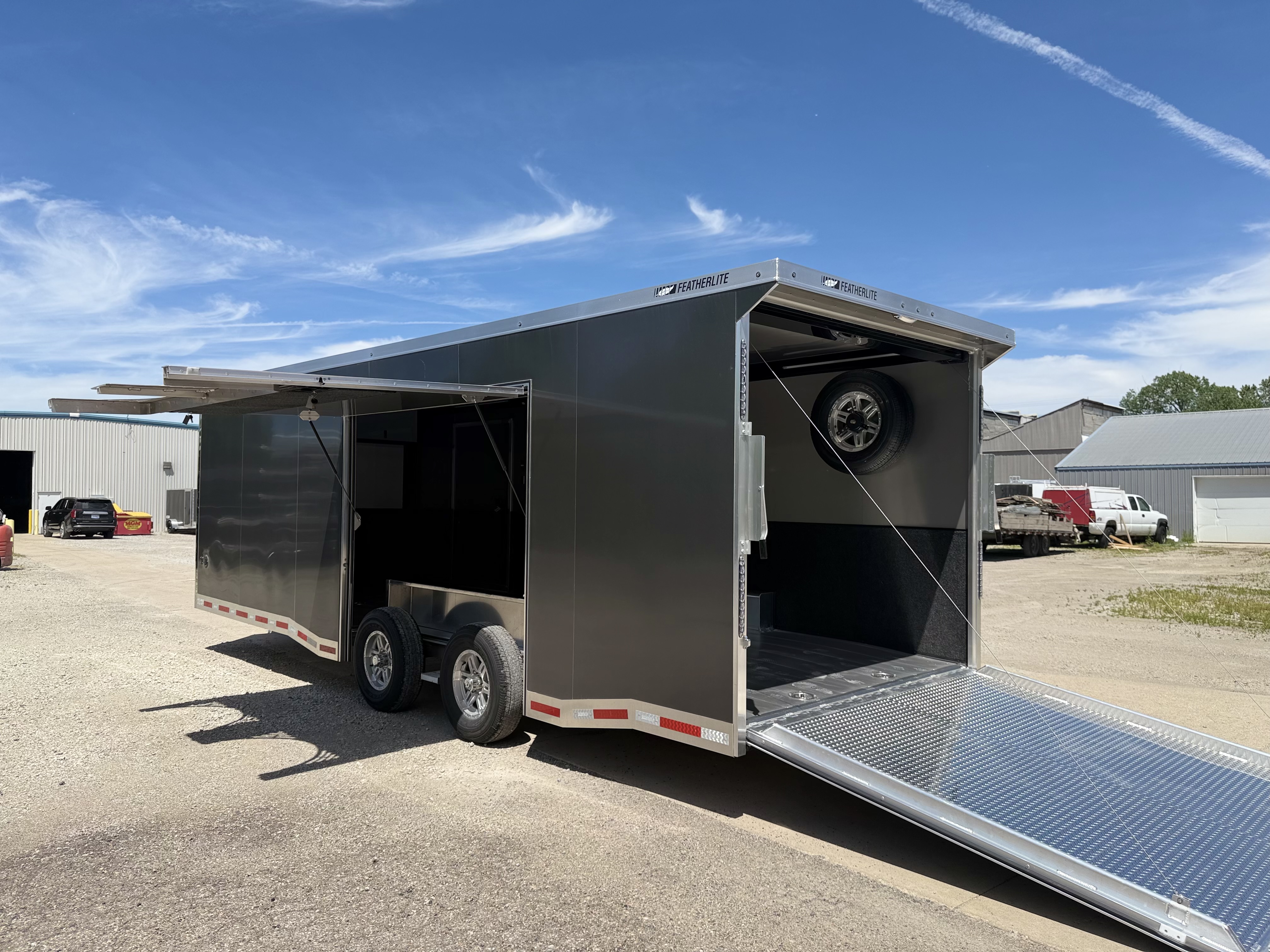 2026 Featherlite 8.5x24 Premium All Aluminum Enclosed Car Hauler Trailer Trailer
