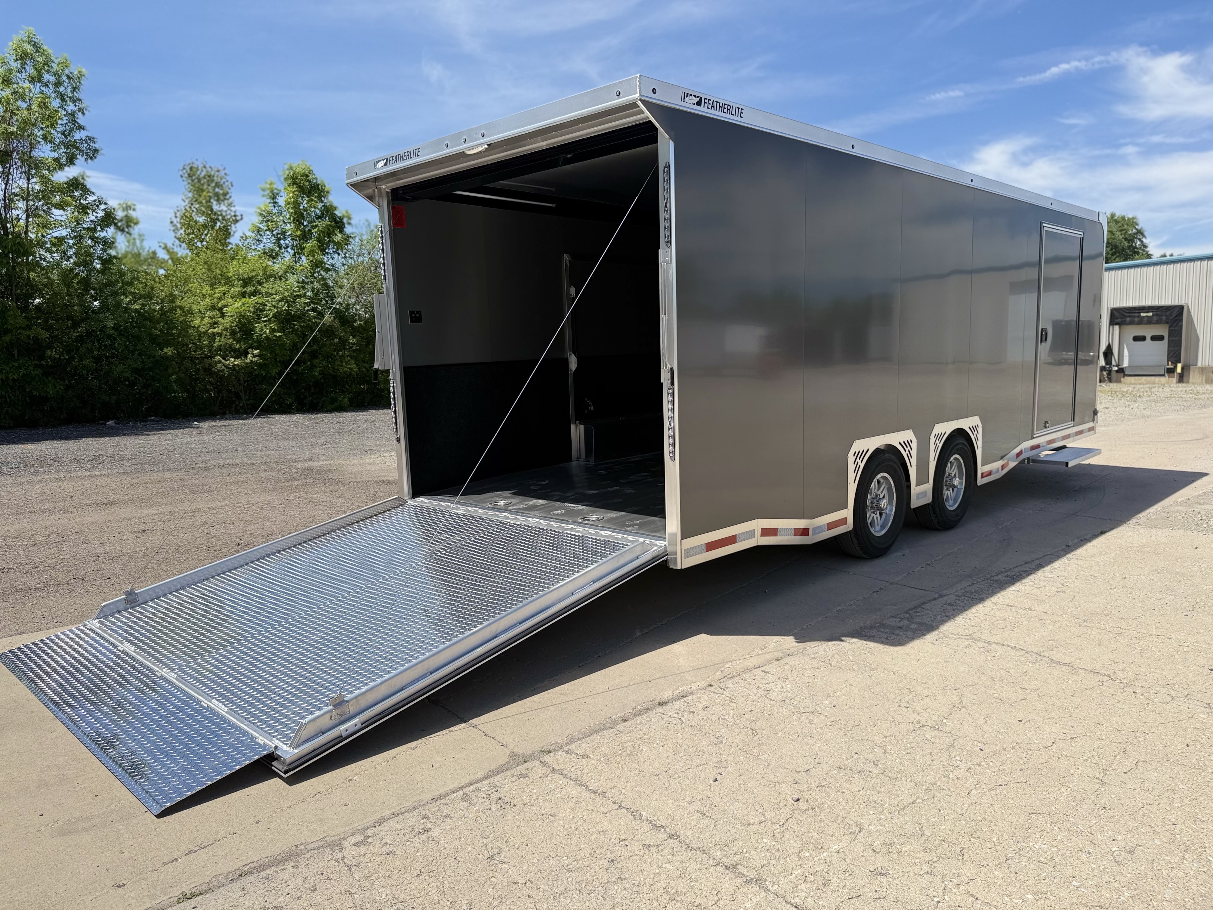 2026 Featherlite 8.5x24 Premium All Aluminum Enclosed Car Hauler Trailer Trailer