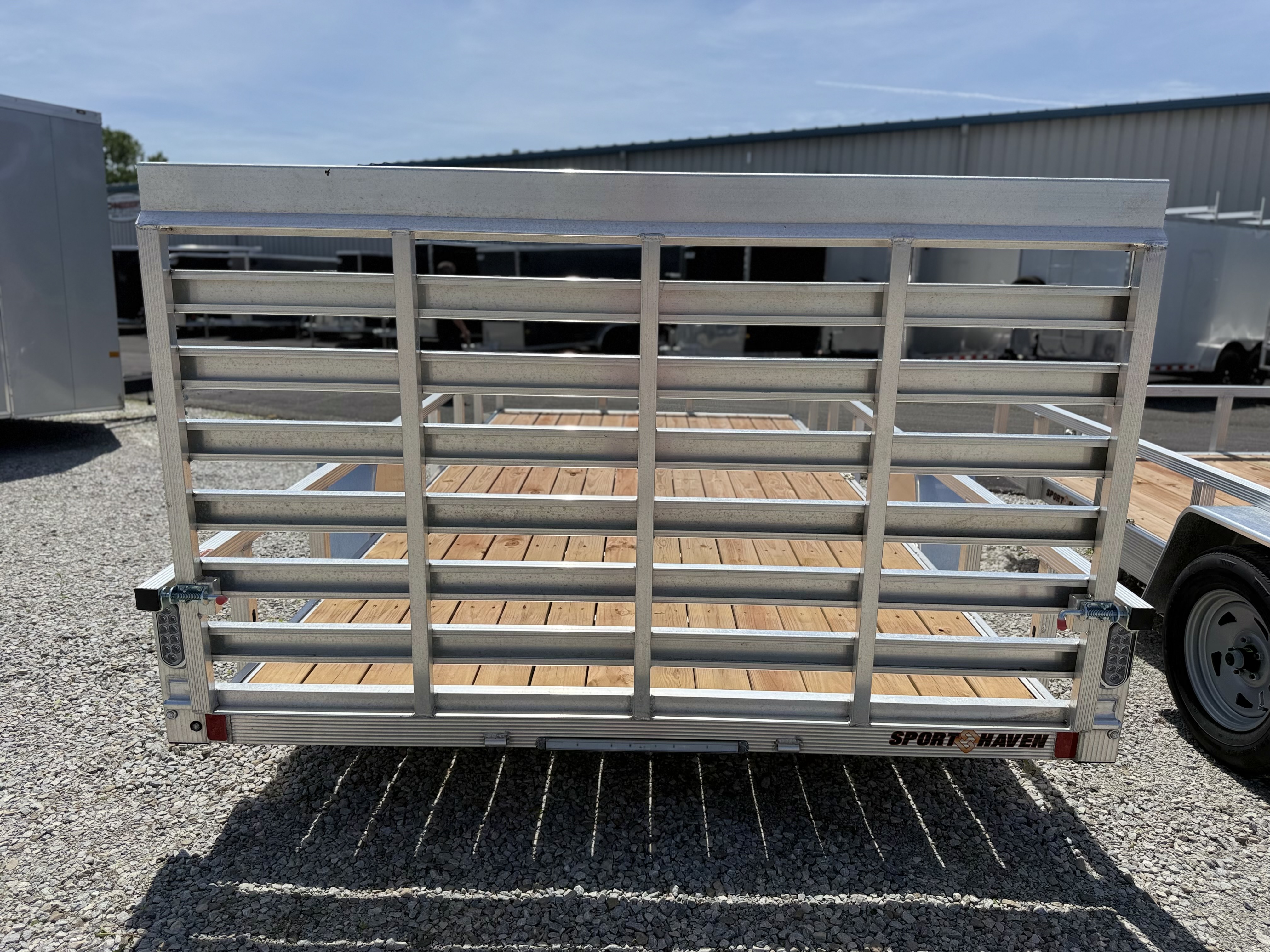 2026 Sport Haven 7x14 Aluminum Utility Trailer Trailer
