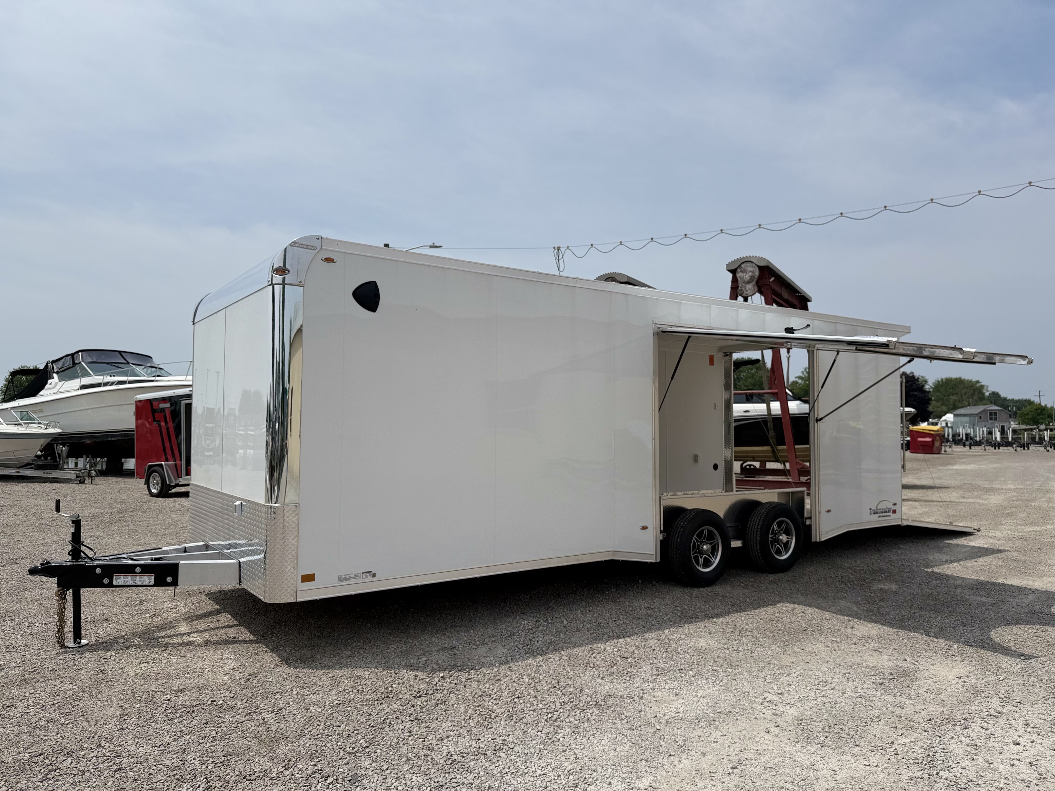 2027 Legend 8.5x24 Trailmaster Race Series Tandem Axle Enclosed Car Hauler Trailer Cargo Trailer