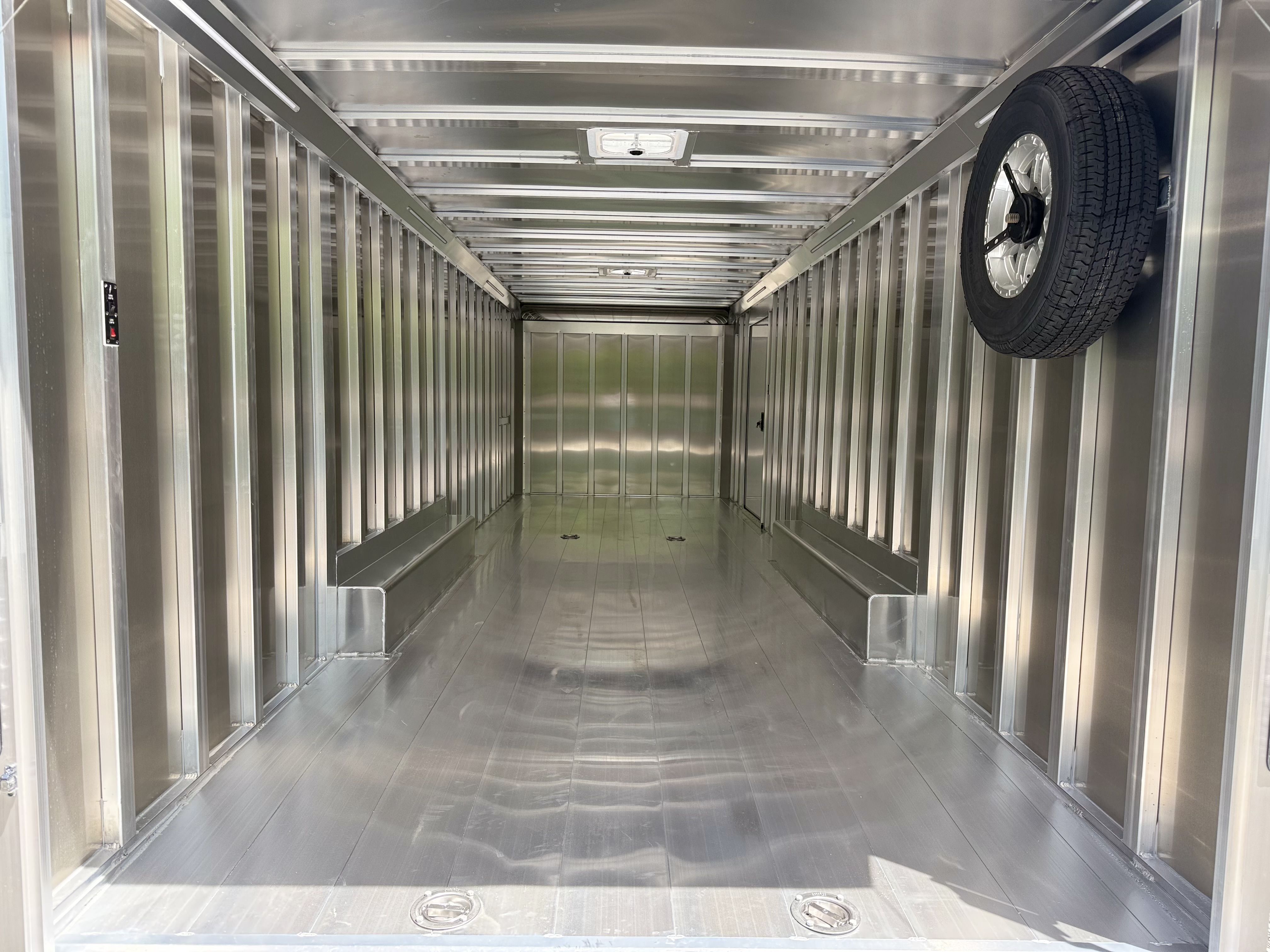 2026 Featherlite 8.5x28 Premium All Aluminum Enclosed Car Hauler Trailer Trailer