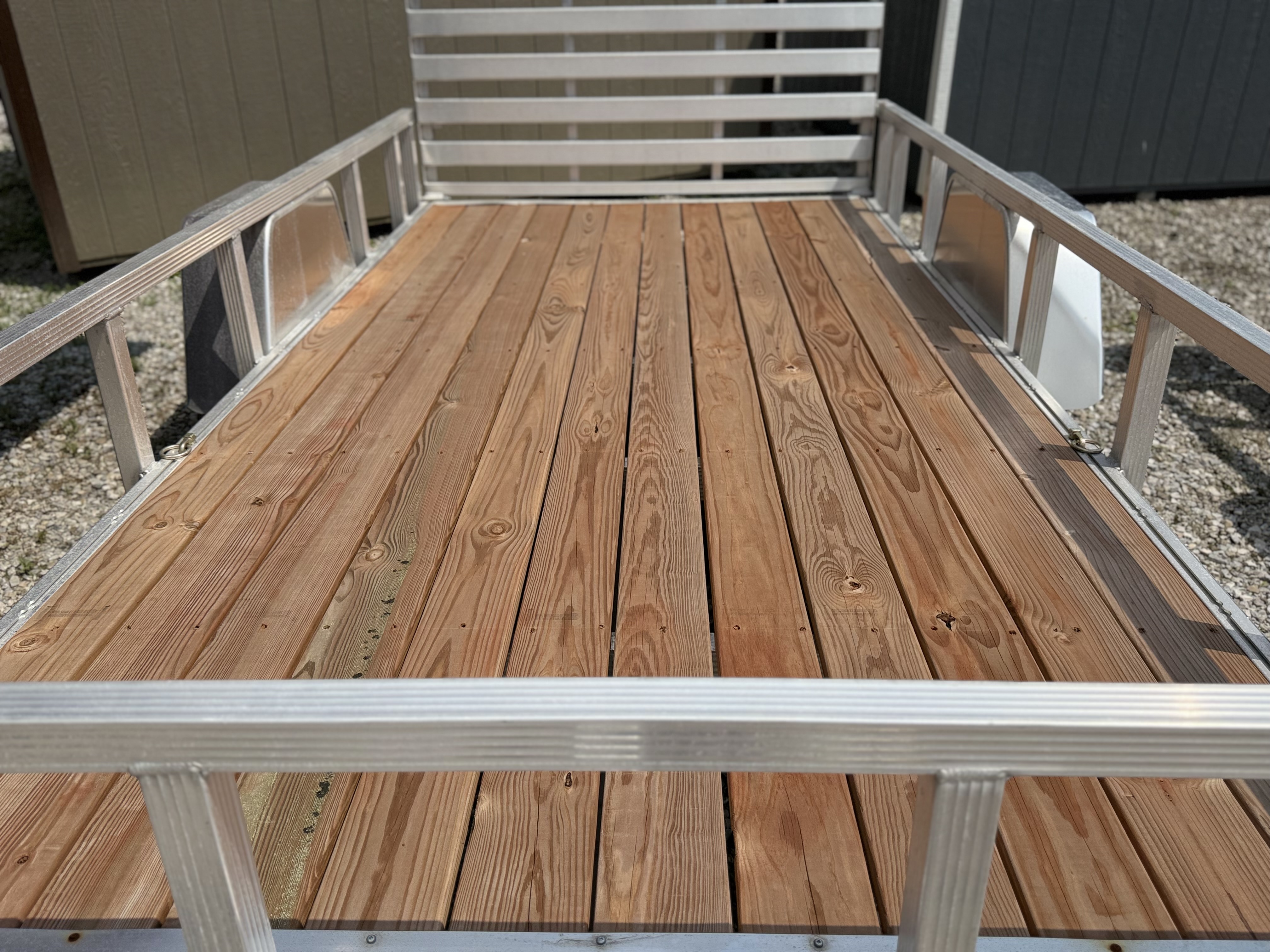 2026 Sport Haven 6x12 Aluminum Utility Trailer Trailer