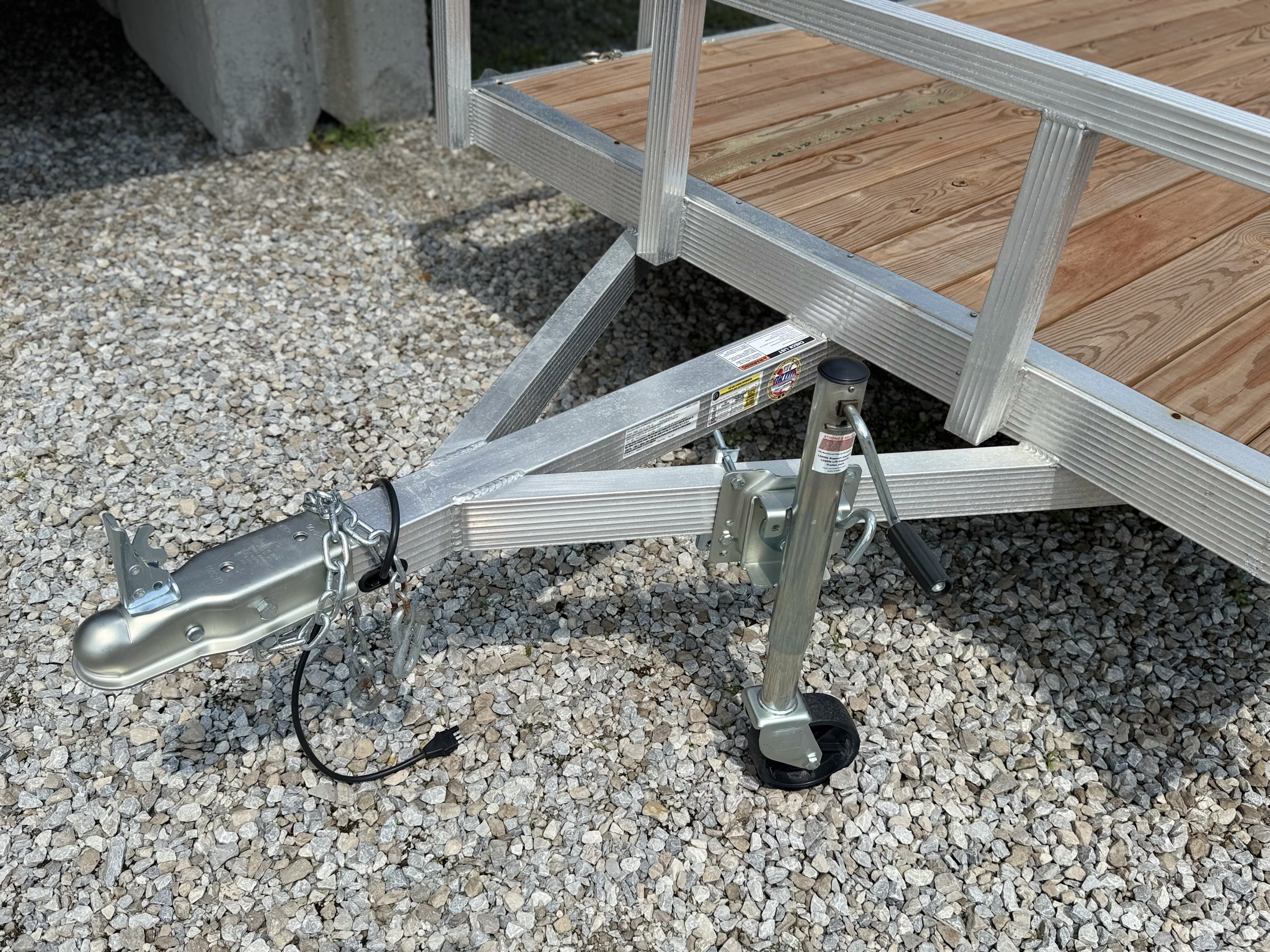 2026 Sport Haven 6x12 Aluminum Utility Trailer Trailer