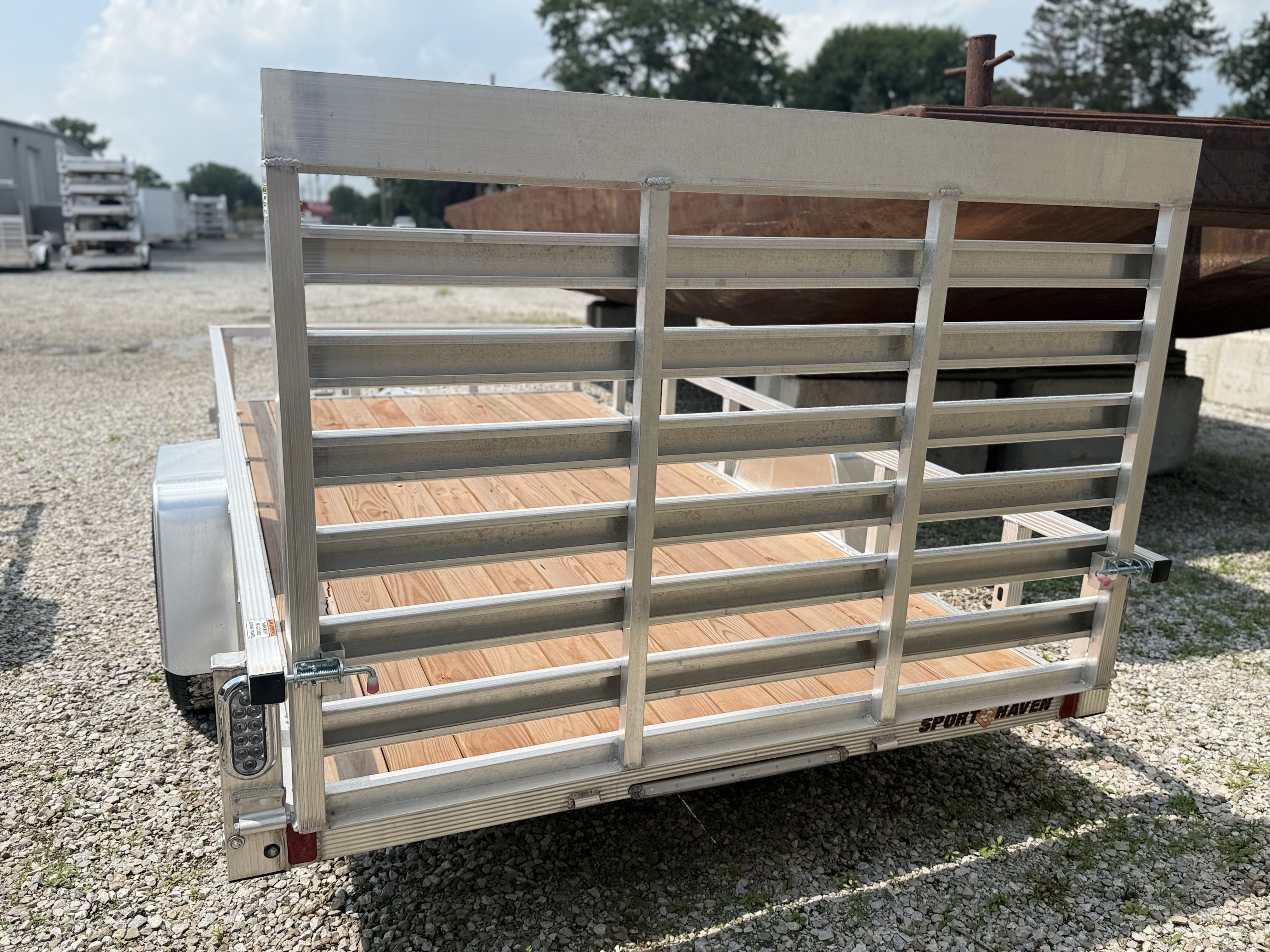 2026 Sport Haven 6x12 Aluminum Utility Trailer Trailer