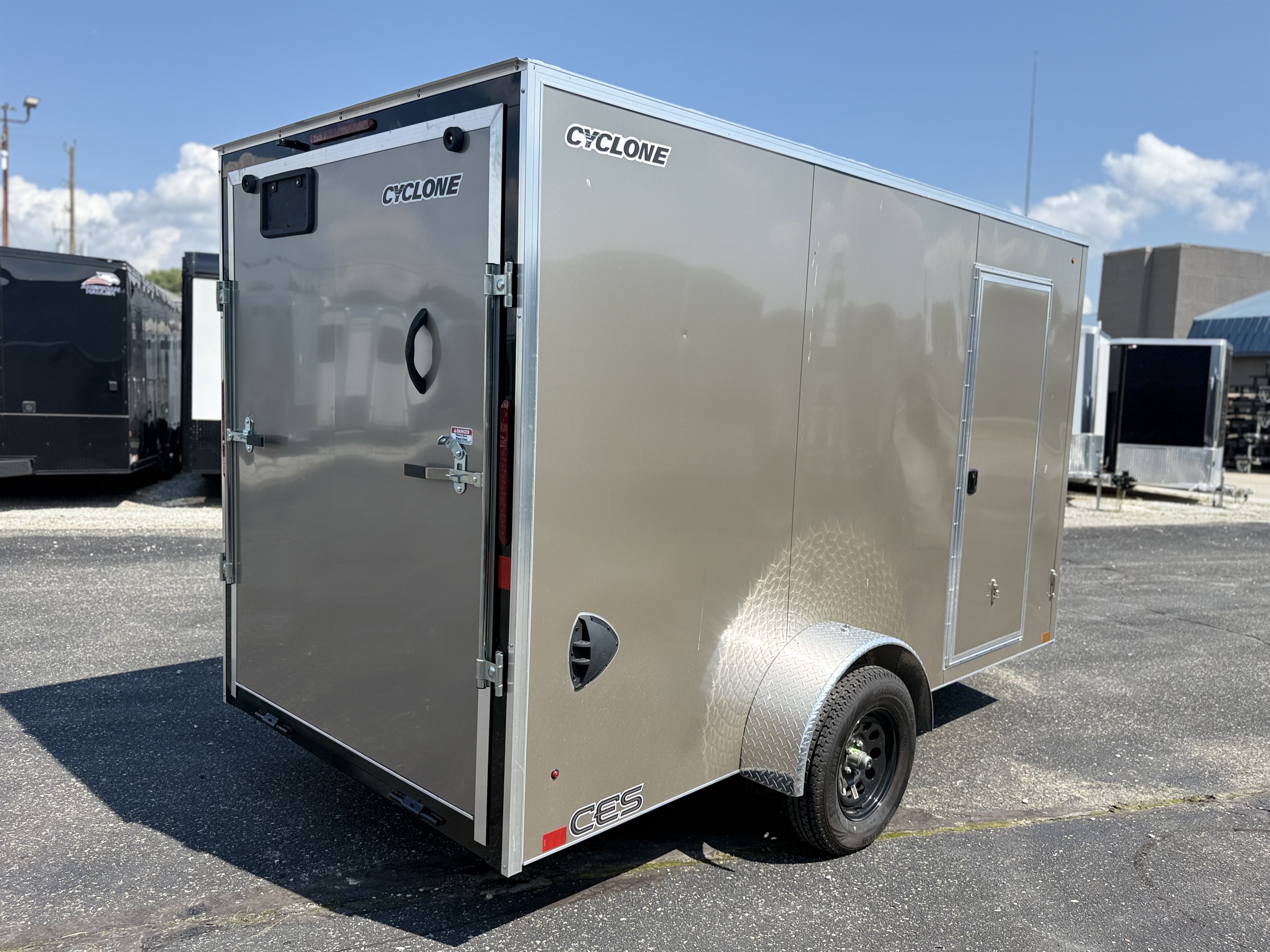 2027 Legend 6x13 Cyclone Steel V-Nose Single Axle Enclosed Cargo Trailer Cargo Trailer