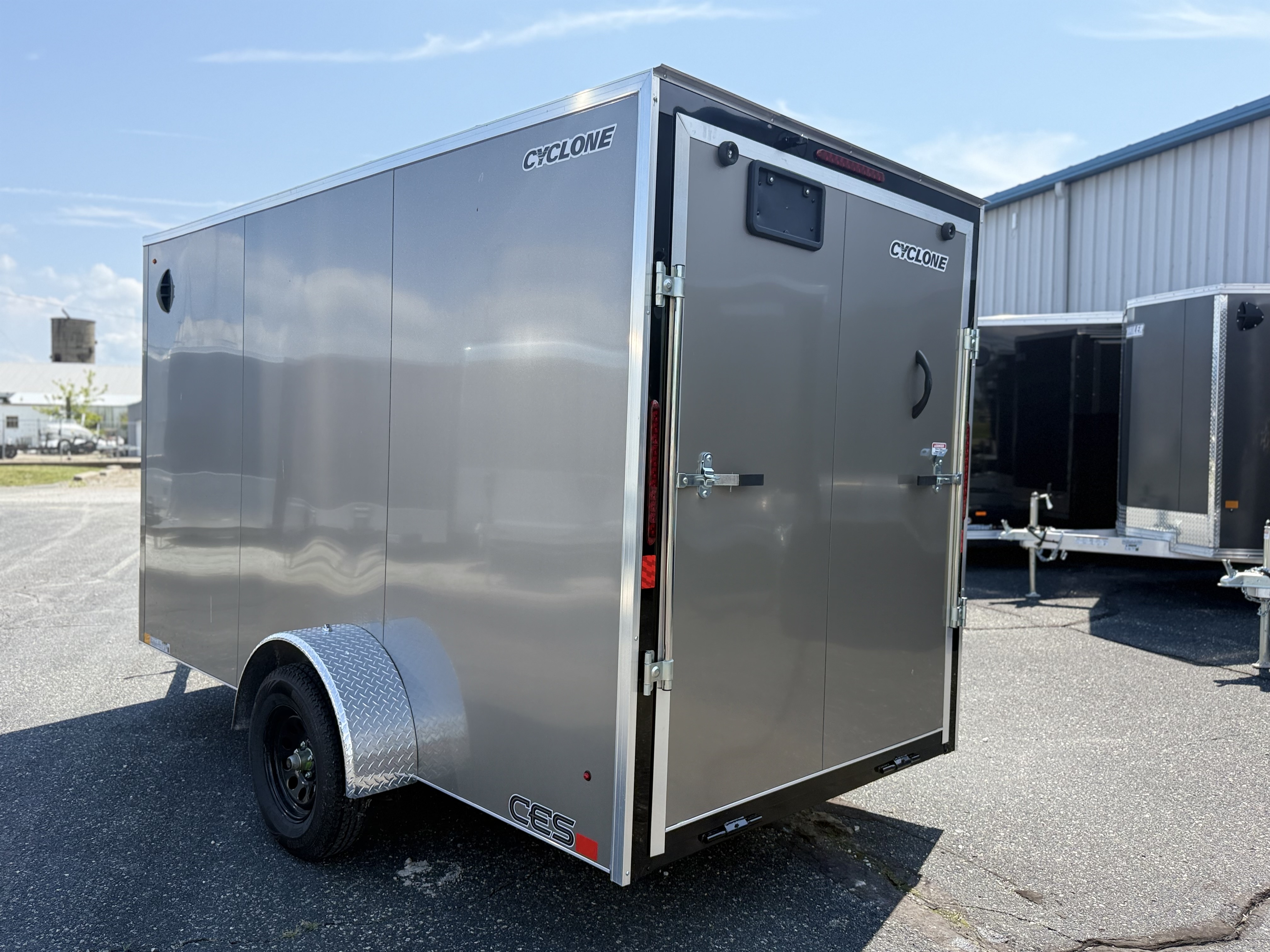 2027 Legend 6x13 Cyclone Steel V-Nose Single Axle Enclosed Cargo Trailer Cargo Trailer