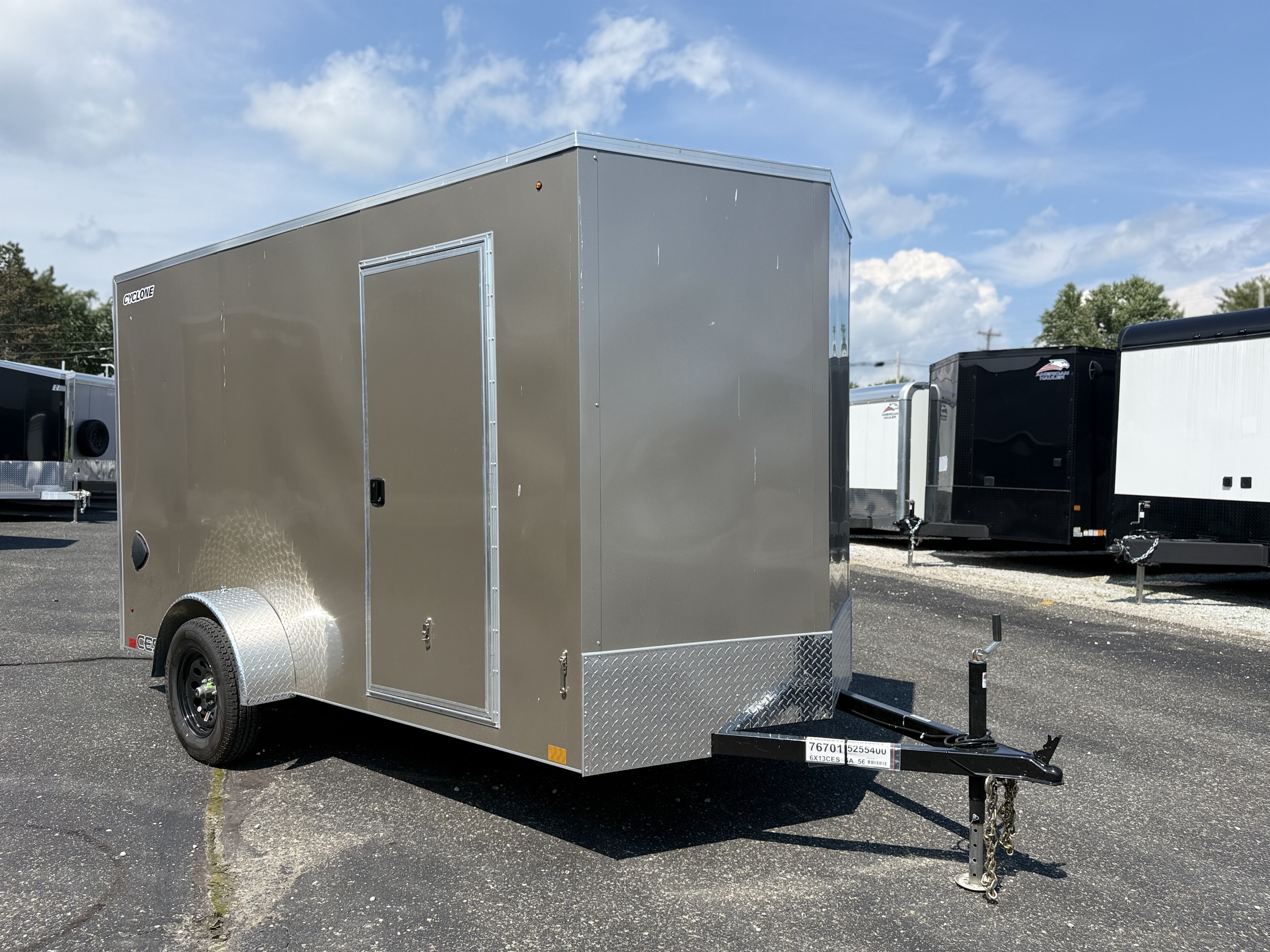 2027 Legend 6x13 Cyclone Steel V-Nose Single Axle Enclosed Cargo Trailer Cargo Trailer