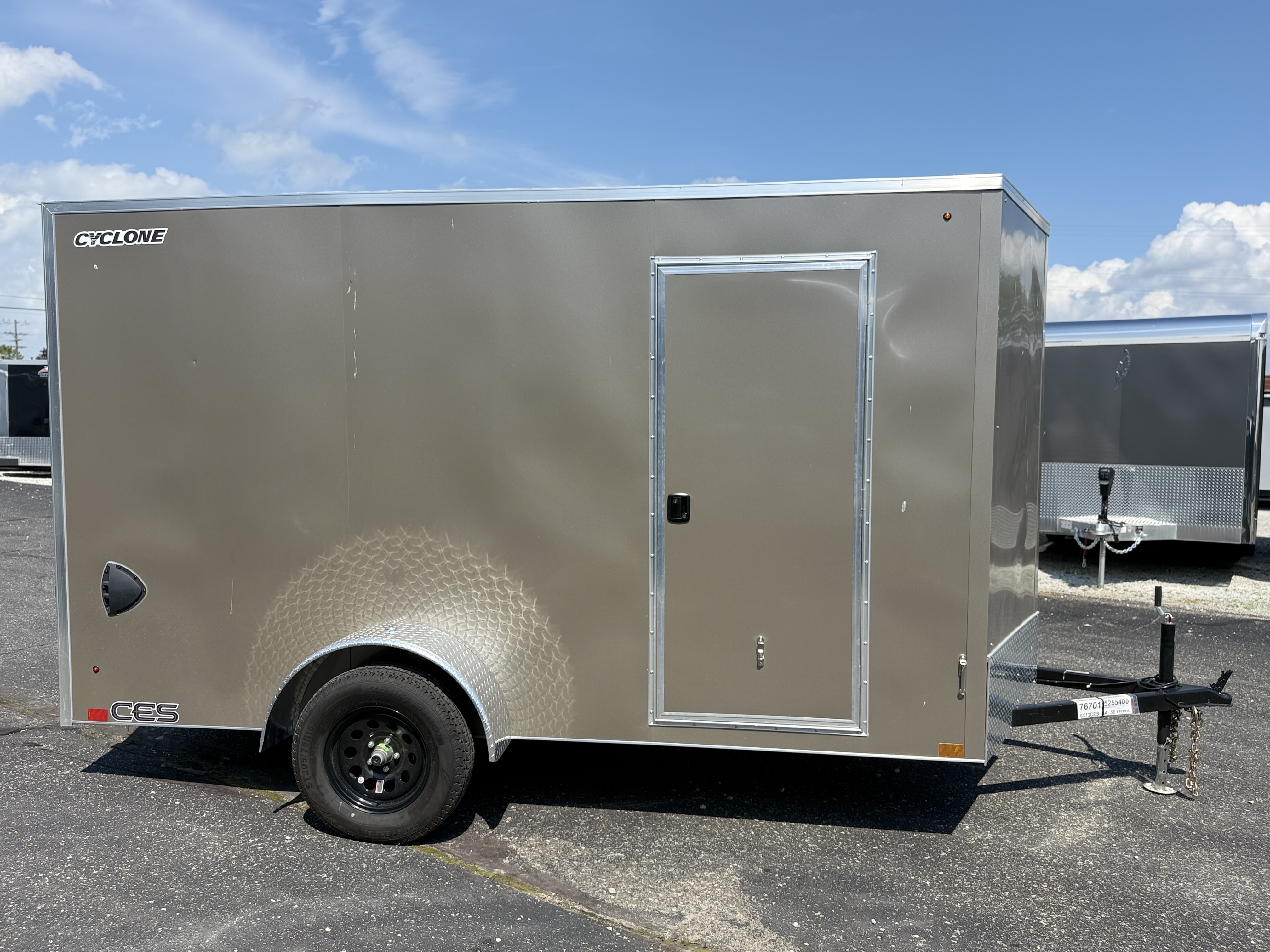 2027 Legend 6x13 Cyclone Steel V-Nose Single Axle Enclosed Cargo Trailer Cargo Trailer