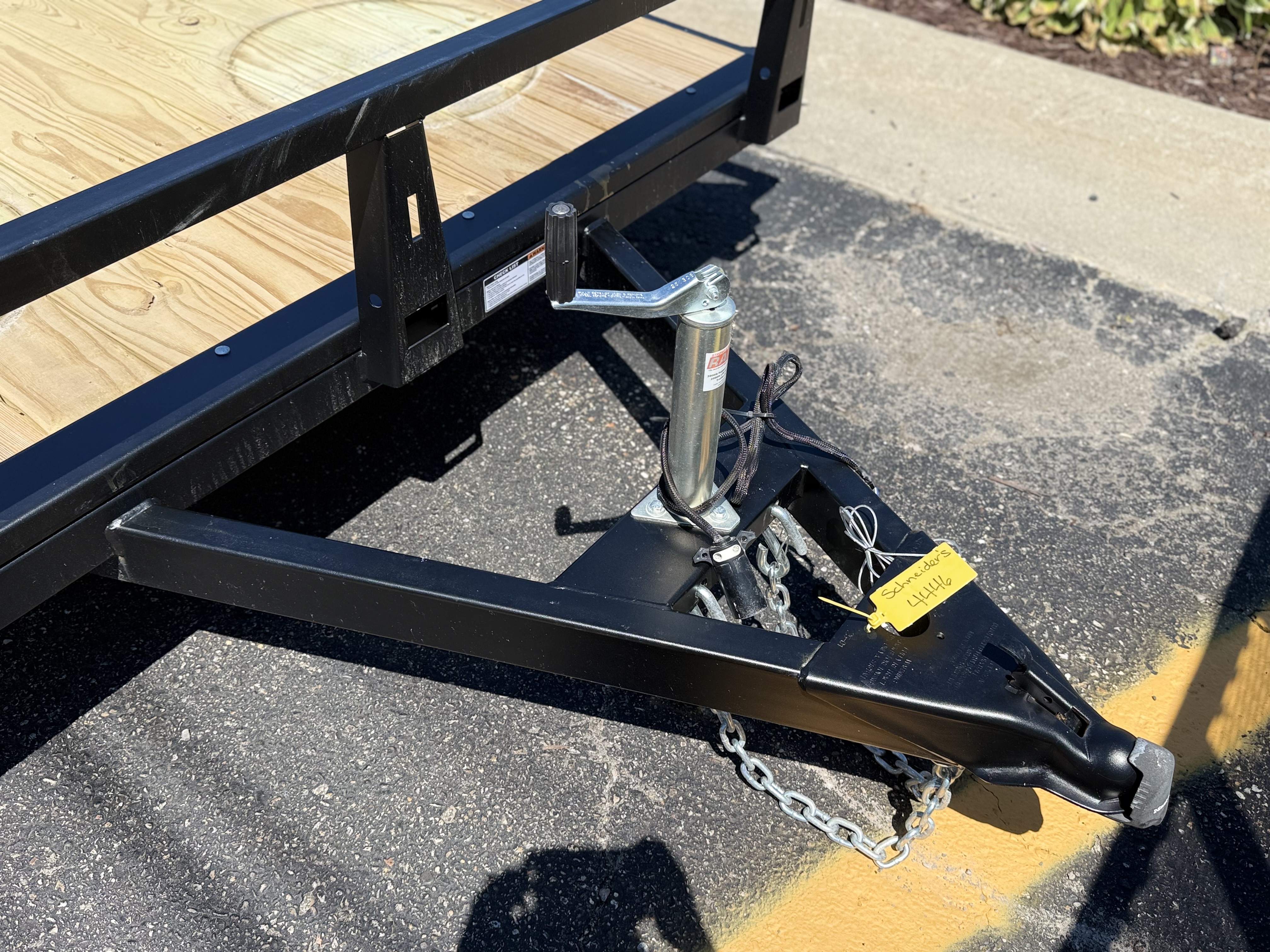 2026 HTC Trailers 7x12 Tandem Axle Steel Utility Trailer Trailer