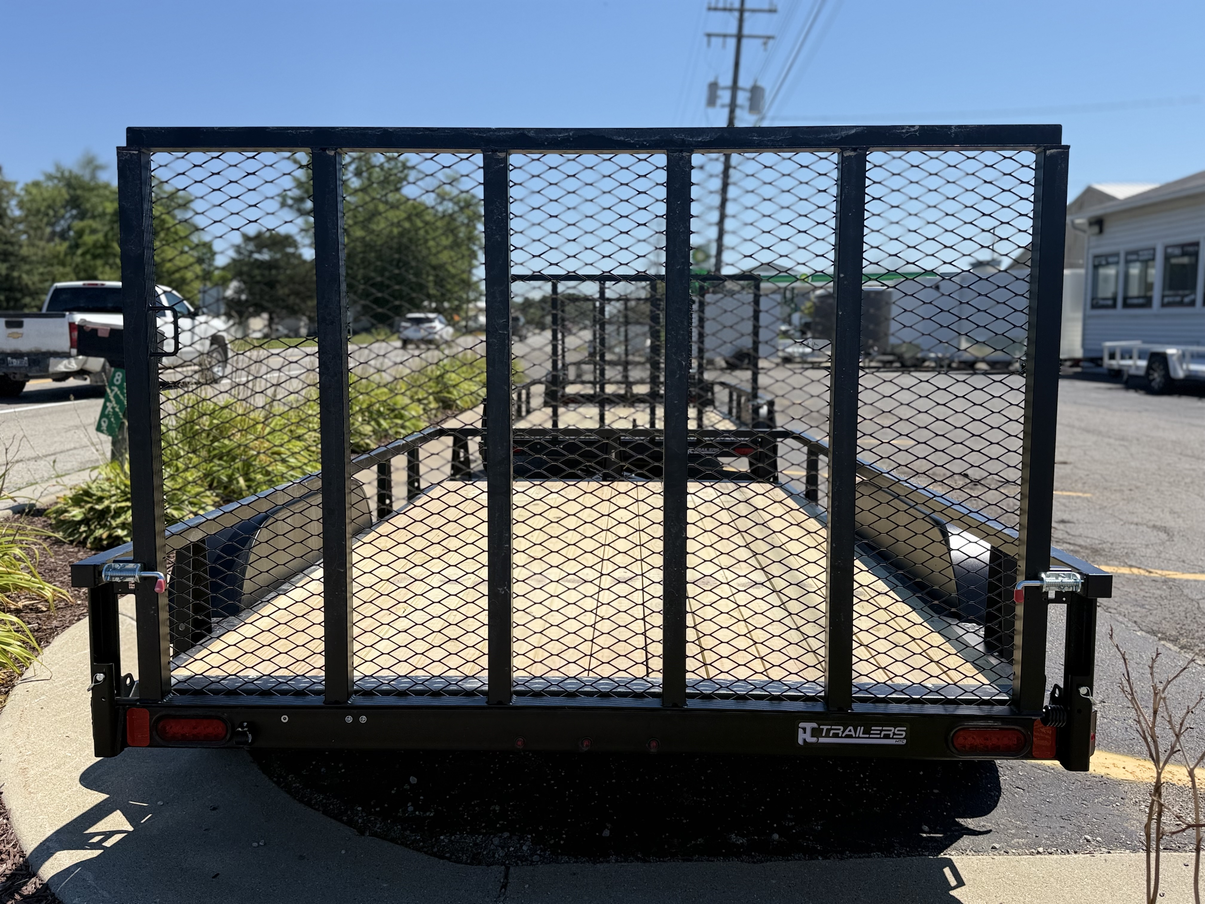 2026 HTC Trailers 7x12 Tandem Axle Steel Utility Trailer Trailer