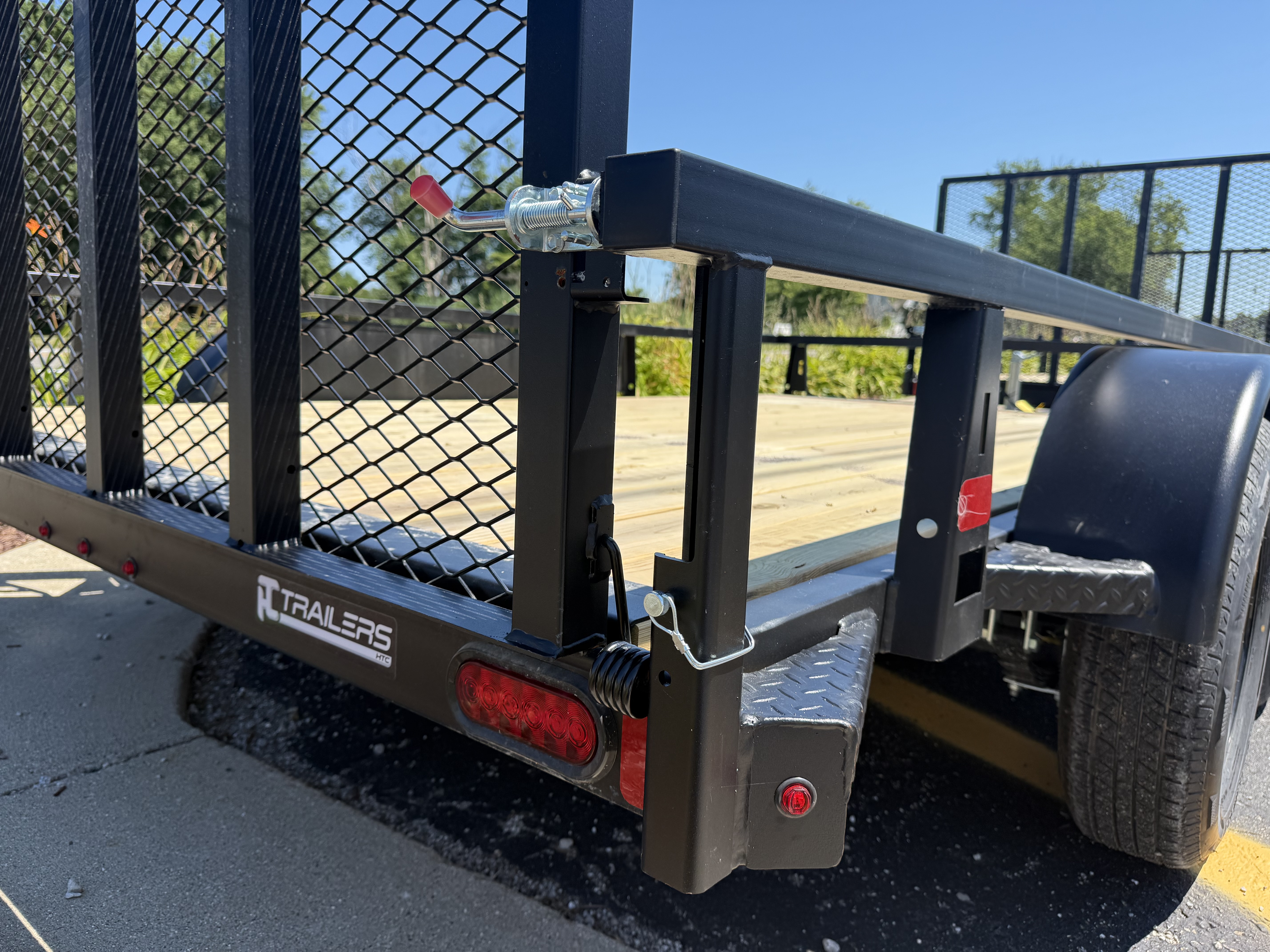 2026 HTC Trailers 7x12 Tandem Axle Steel Utility Trailer Trailer