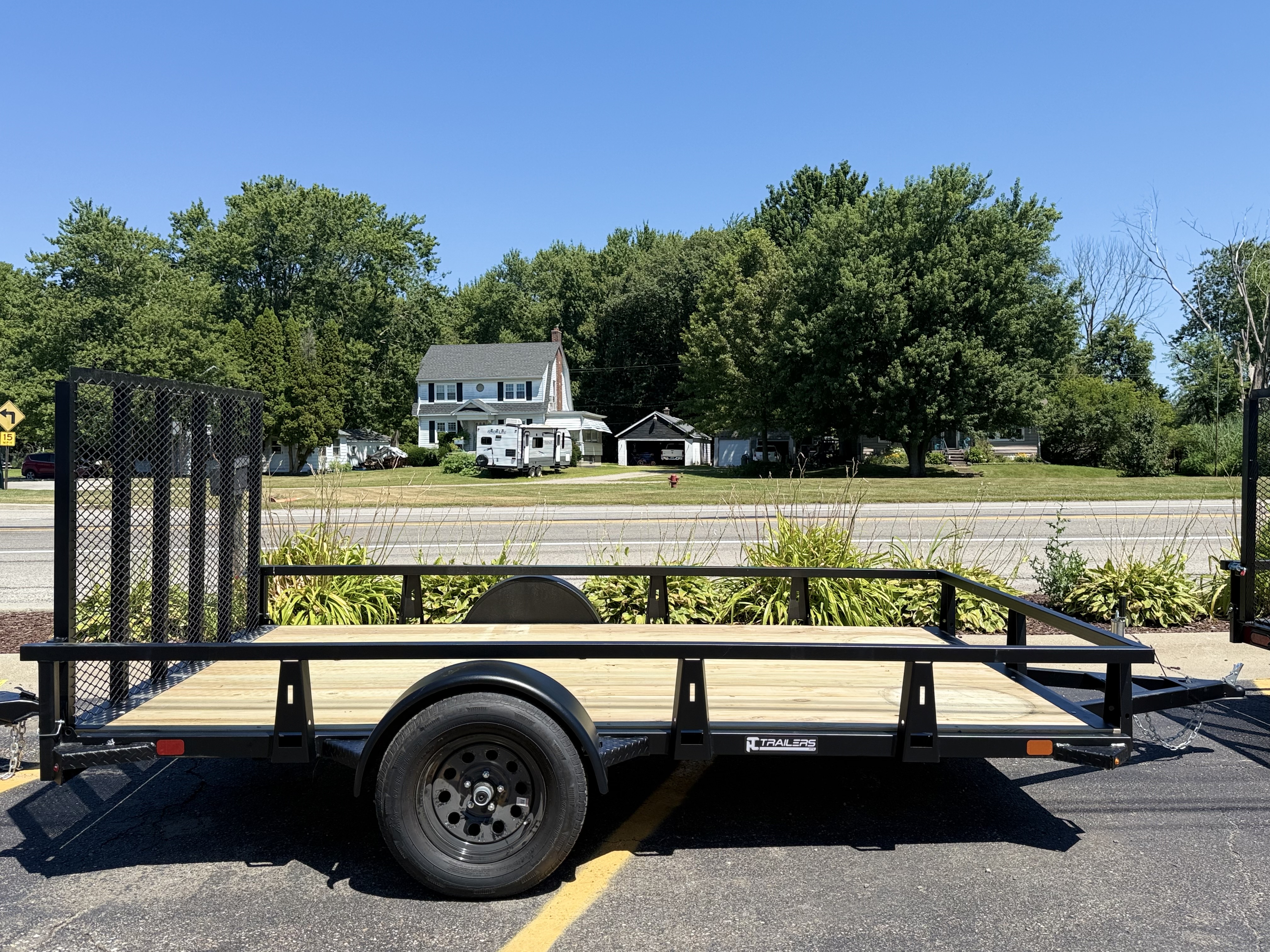 2026 HTC Trailers 7x12 Steel Utility Trailer Trailer