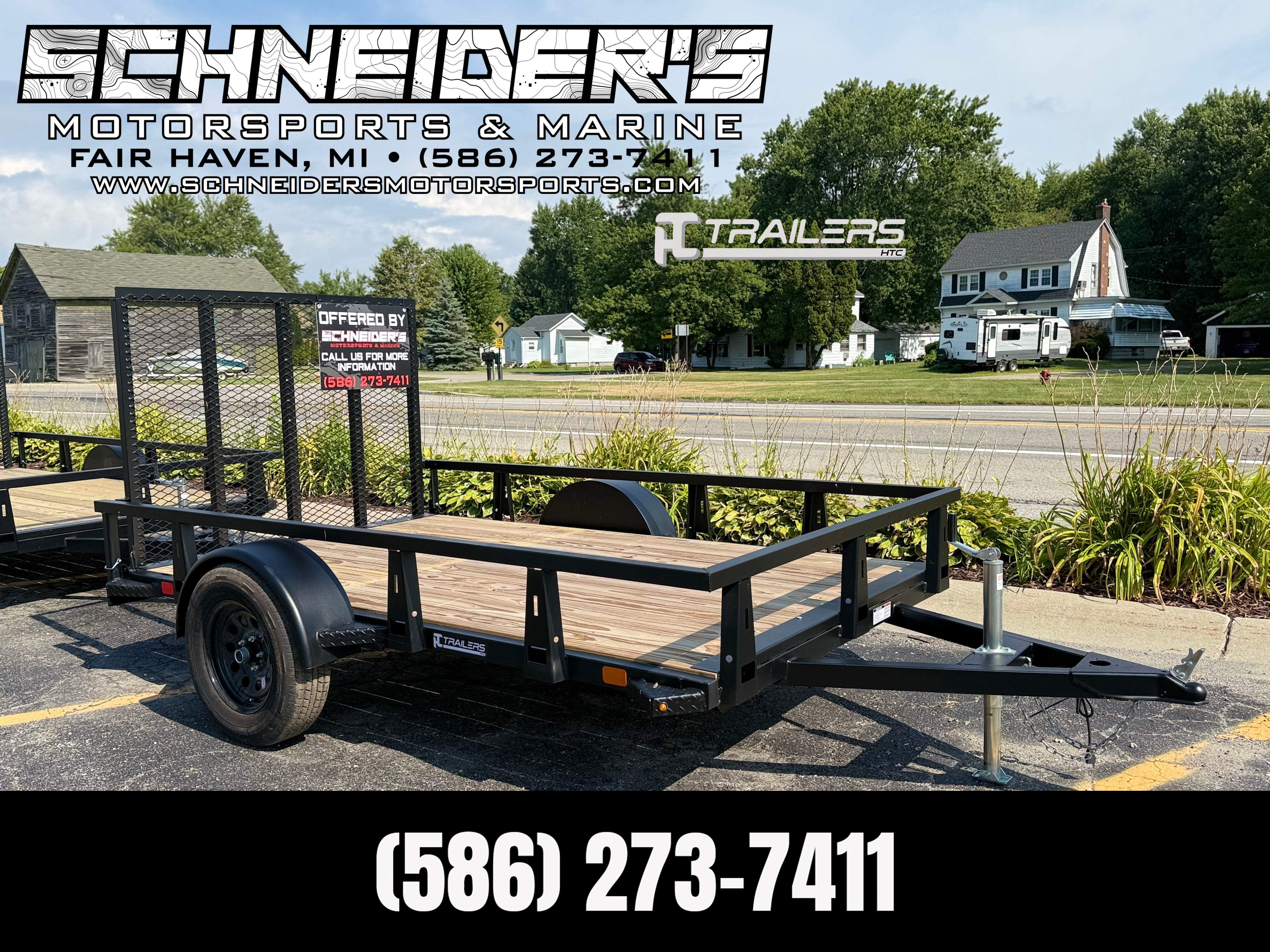 2026 HTC Trailers 6x10 Steel Utility Trailer Trailer