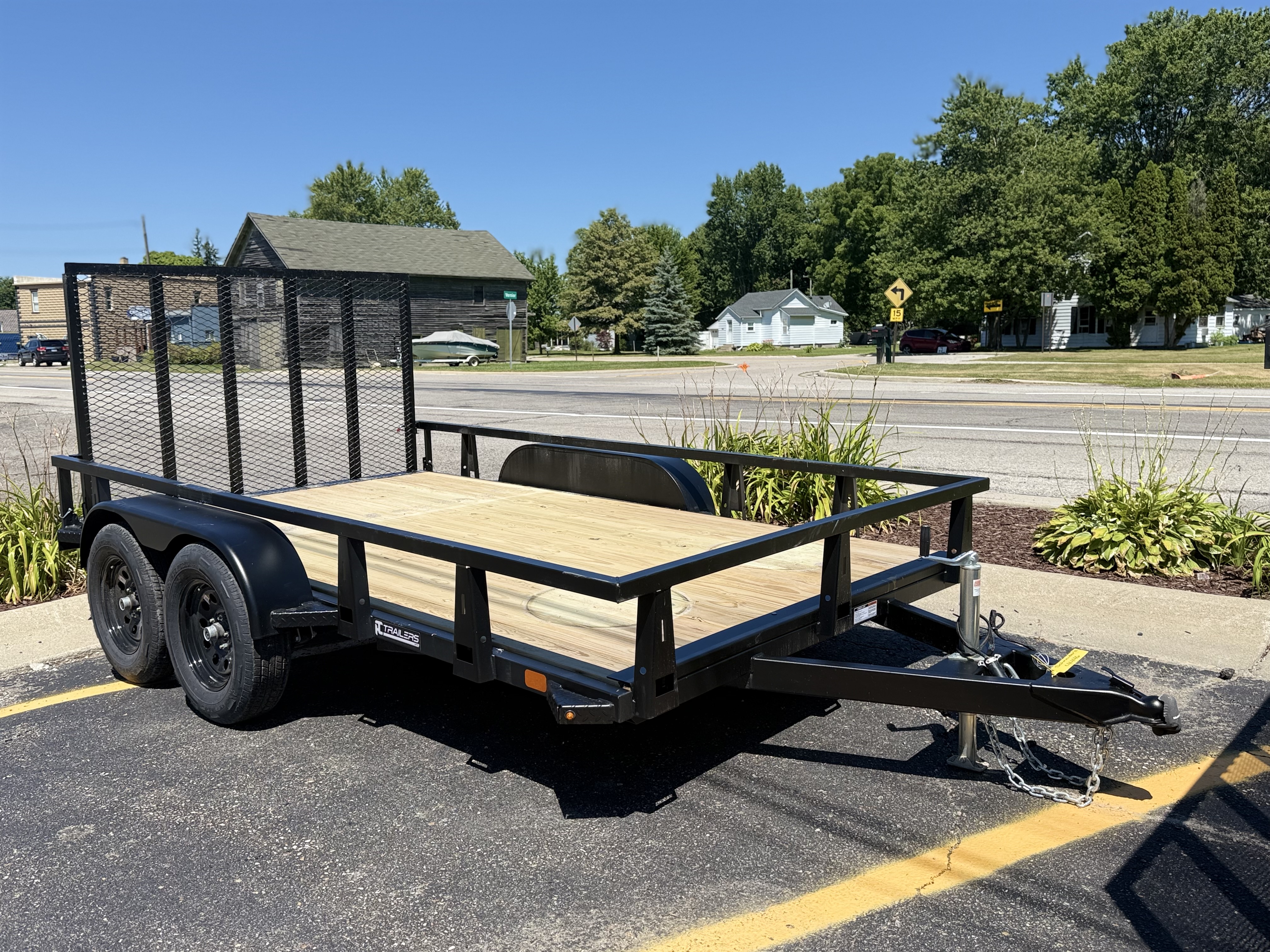 2026 HTC Trailers 7x12 Tandem Axle Steel Utility Trailer Utility Trailer