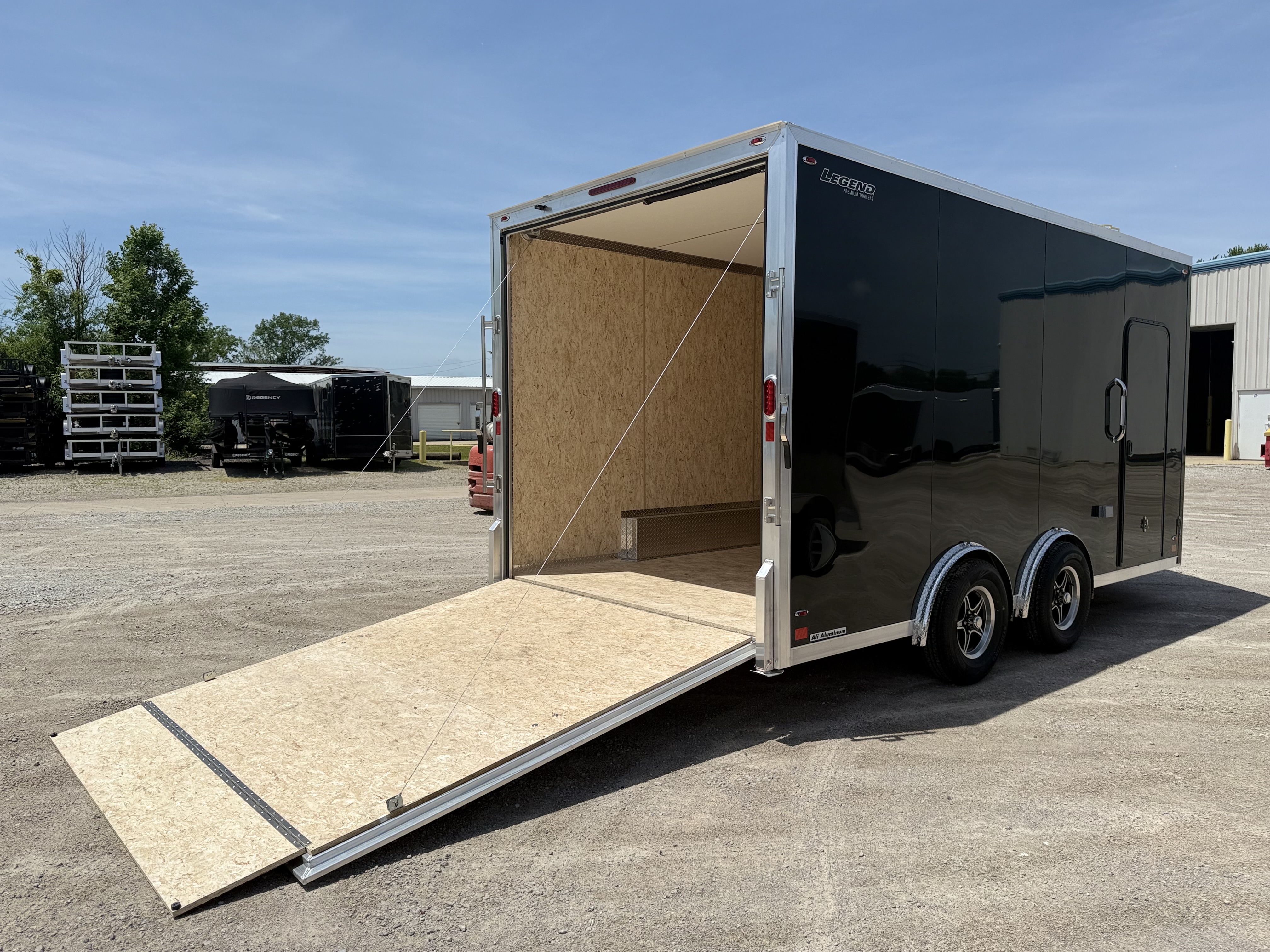 2027 Legend 8X19 Flat Top V-Nose Tandem Axle Enclosed Cargo Trailer Cargo Trailer