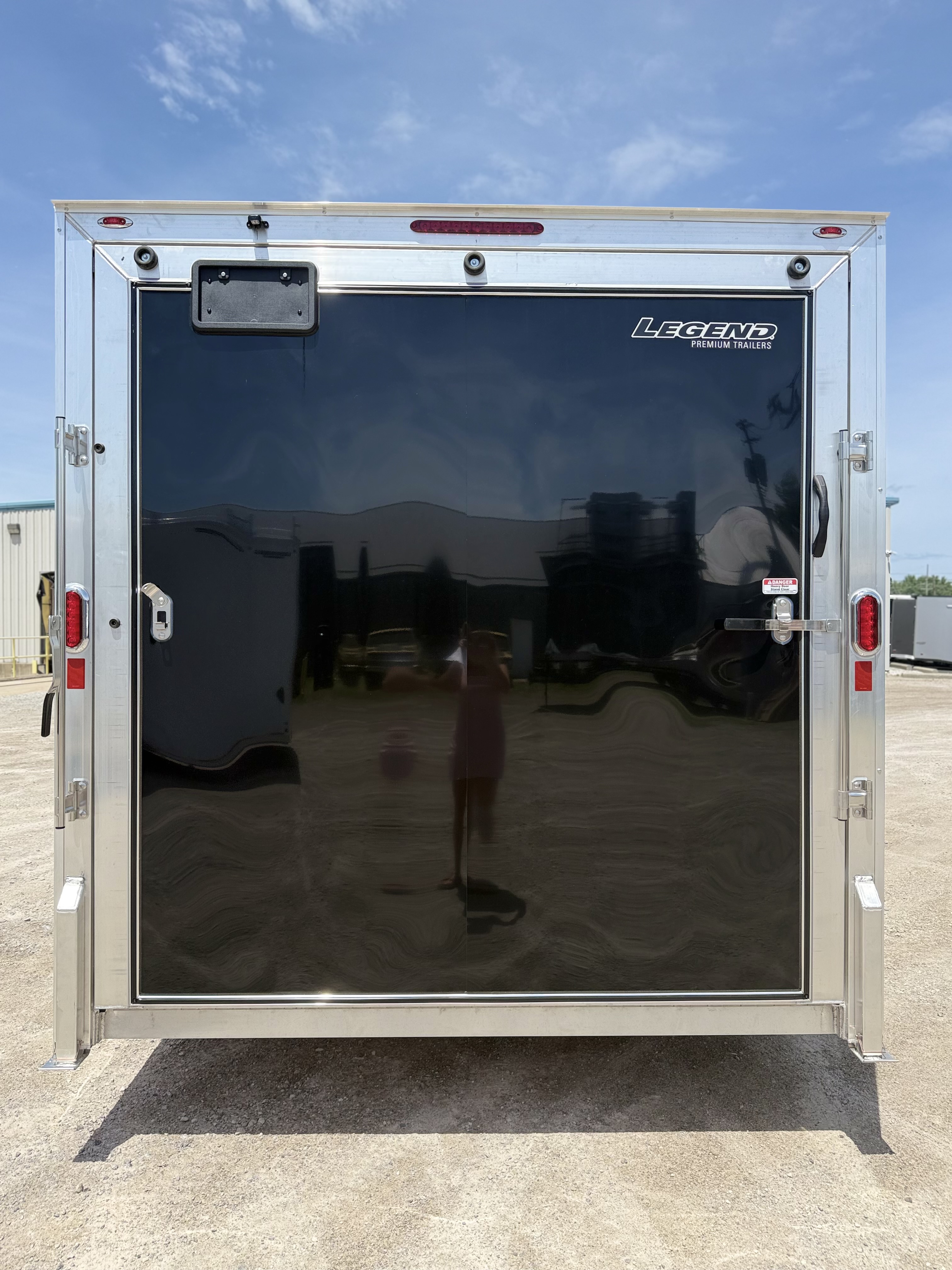 2027 Legend 8X19 Flat Top V-Nose Tandem Axle Enclosed Cargo Trailer Cargo Trailer