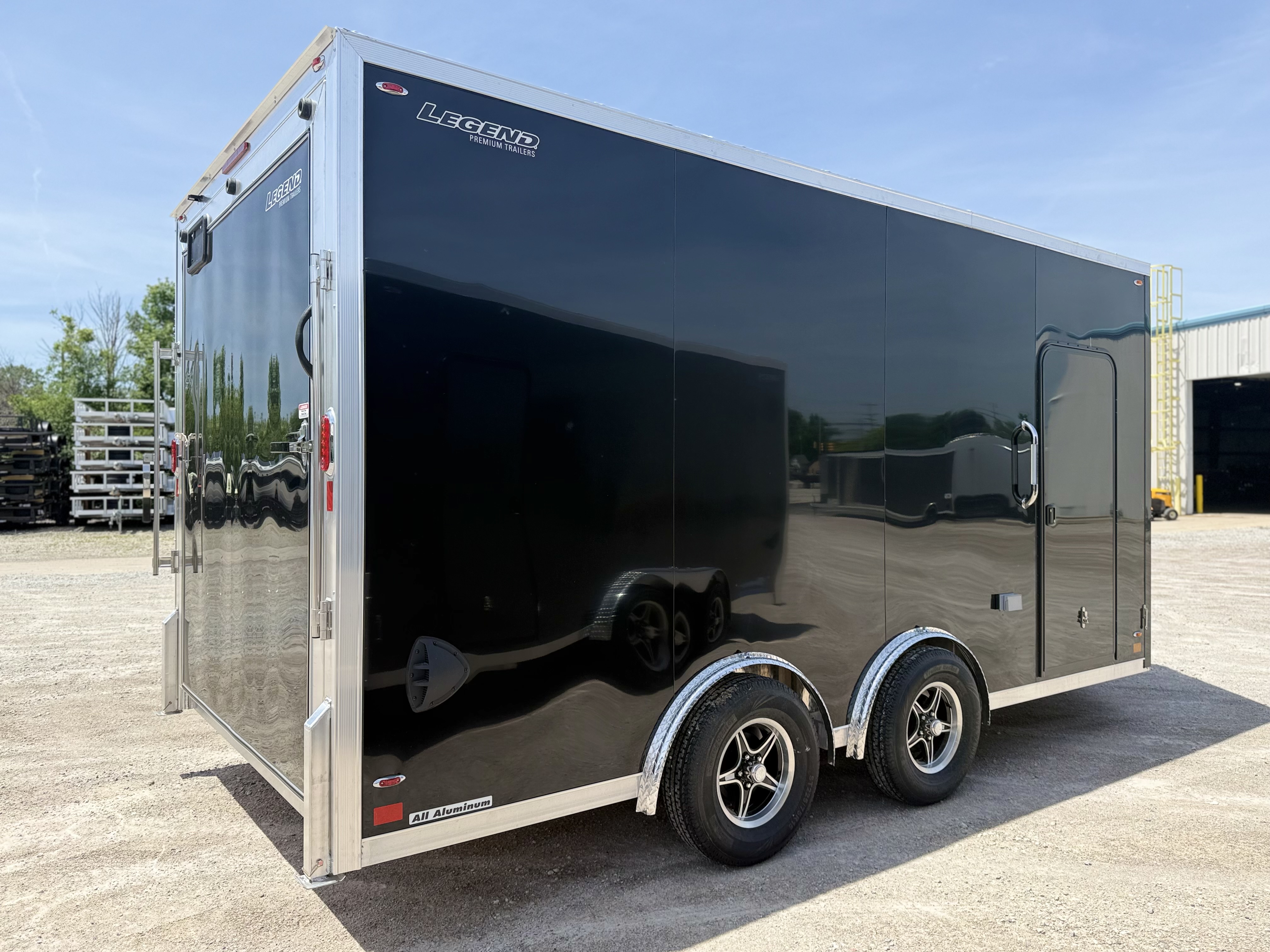 2027 Legend 8X19 Flat Top V-Nose Tandem Axle Enclosed Cargo Trailer Cargo Trailer