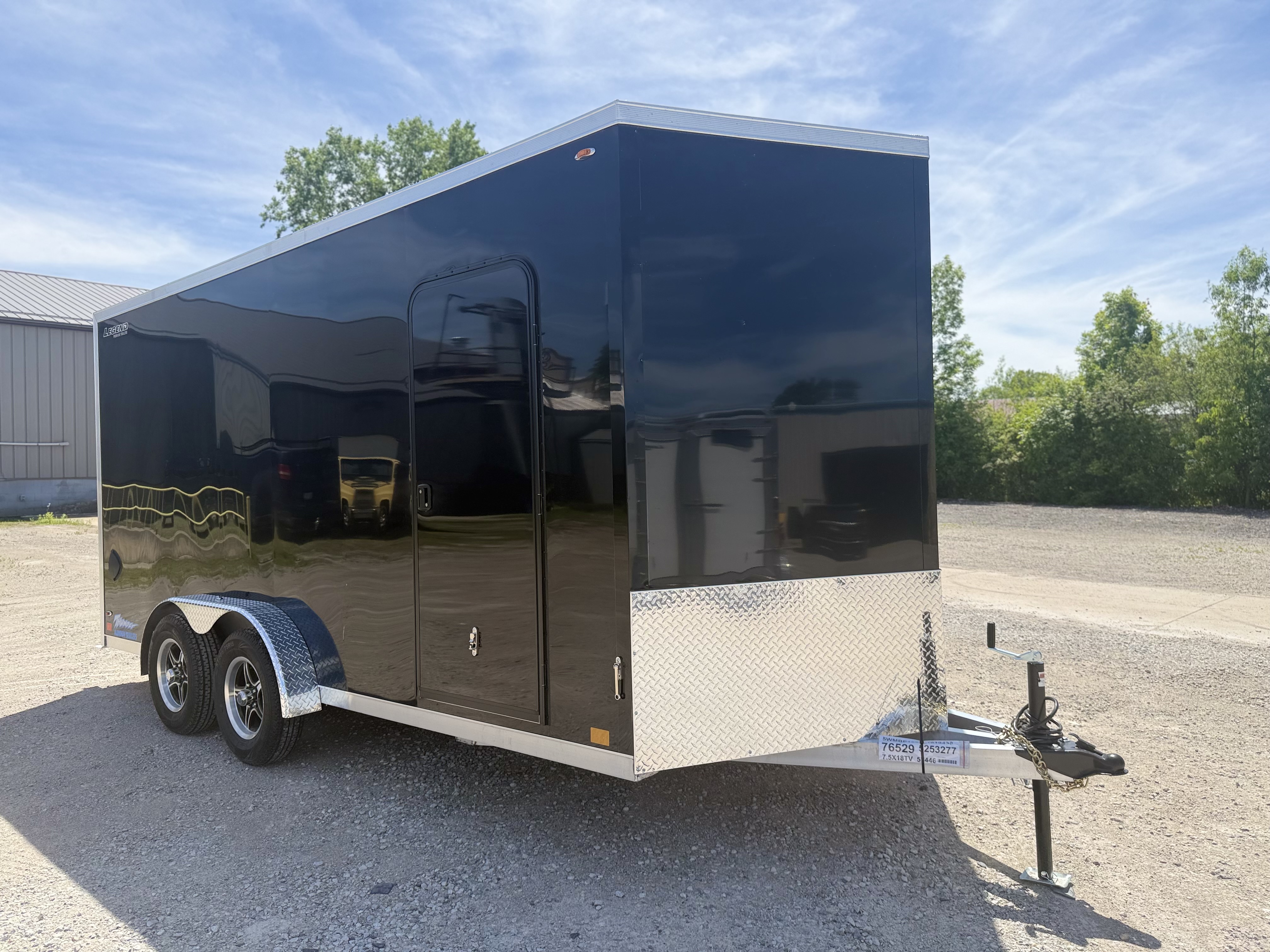 2027 Legend 7.5x18 Thunder V-Nose Tandem Axle Enclosed Cargo Trailer Cargo Trailer