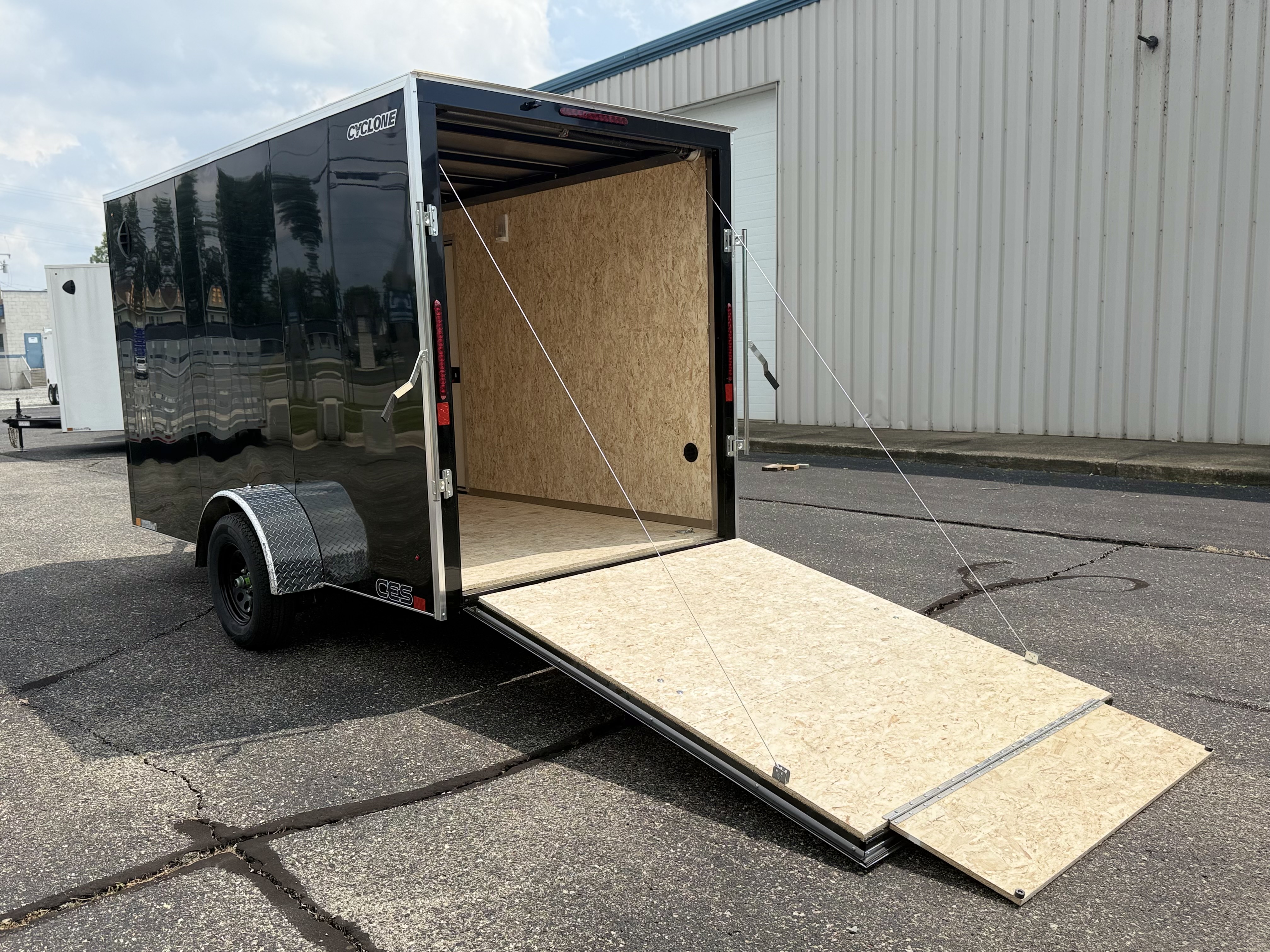 2027 Legend 6x13 Cyclone Steel V-Nose Single Axle Enclosed Cargo Trailer Cargo Trailer