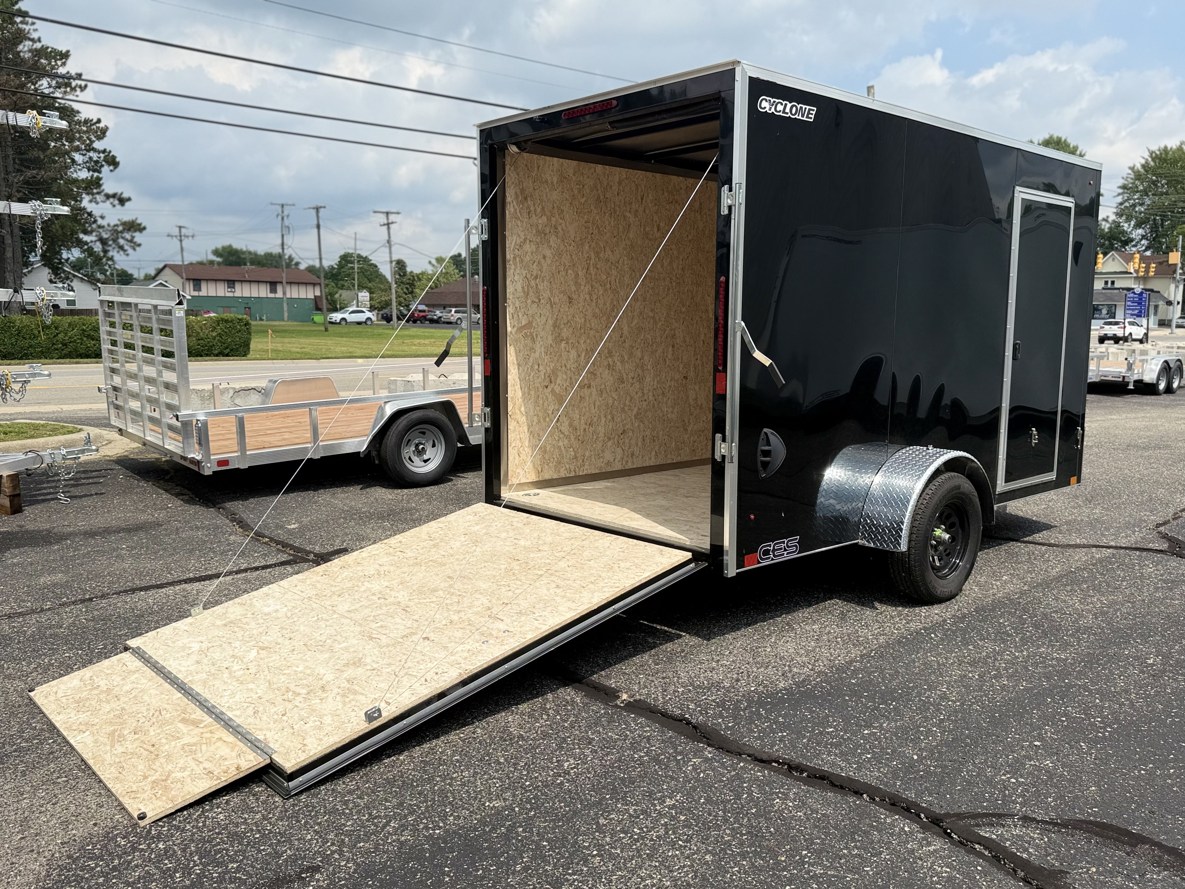 2027 Legend 6x13 Cyclone Steel V-Nose Single Axle Enclosed Cargo Trailer Cargo Trailer