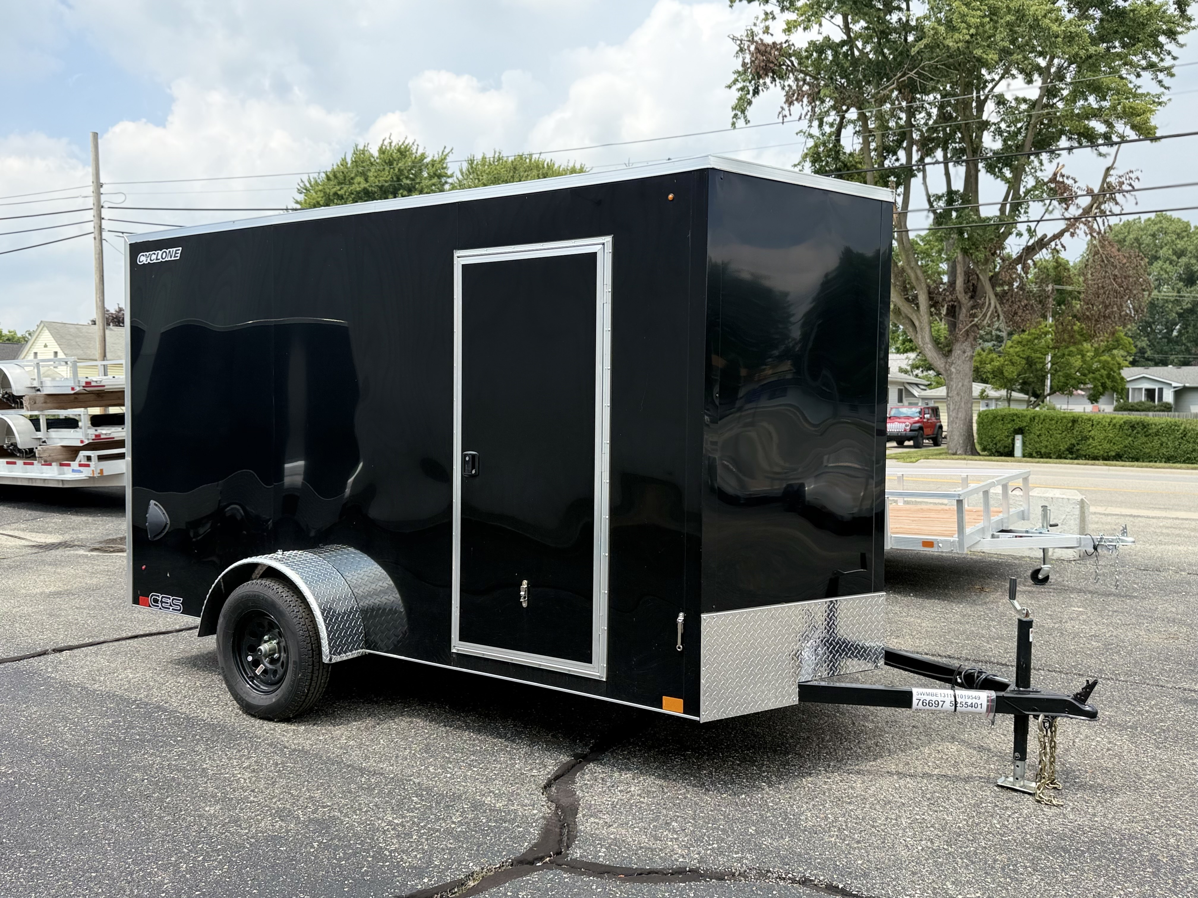 2027 Legend 6x13 Cyclone Steel V-Nose Single Axle Enclosed Cargo Trailer Cargo Trailer