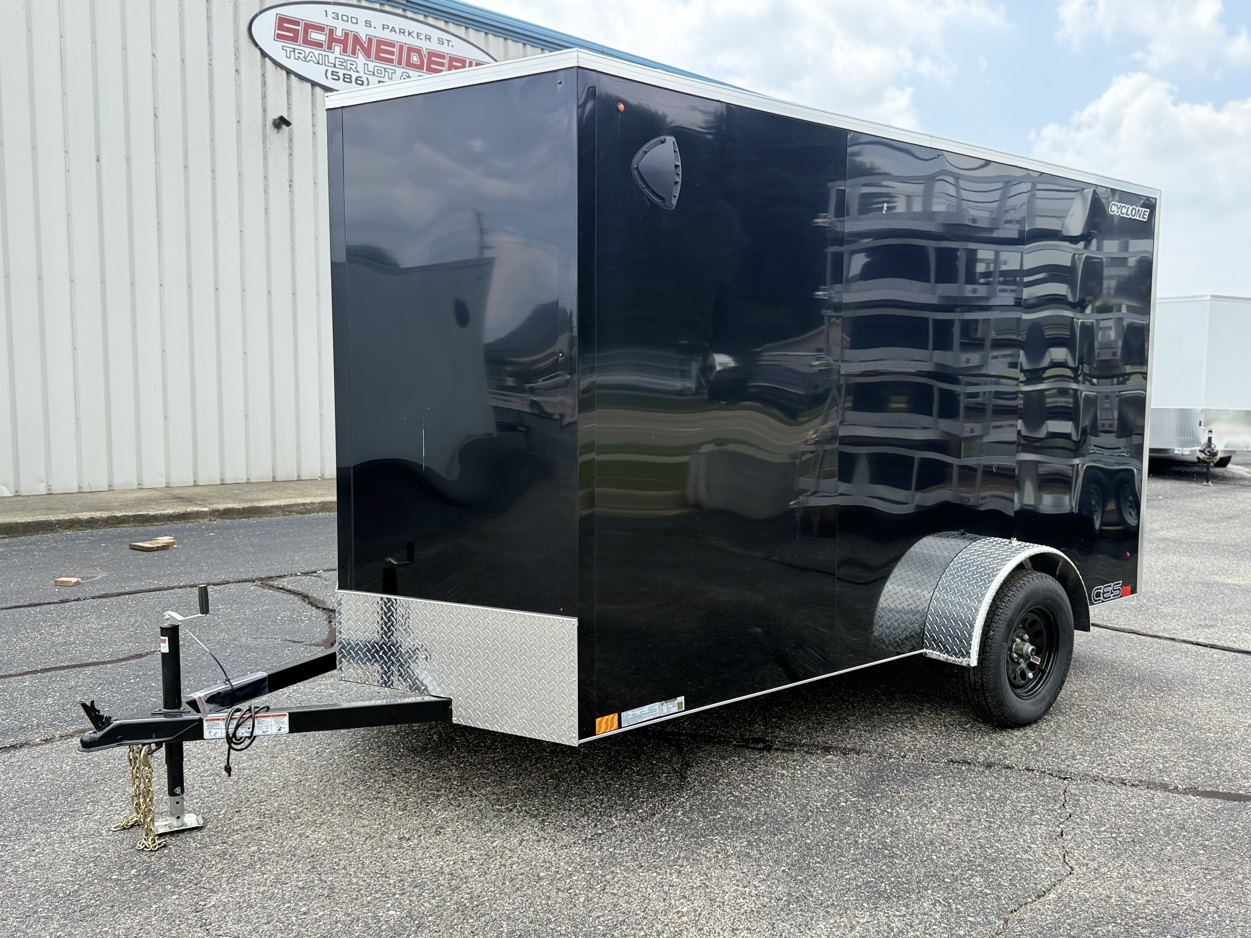 2027 Legend 6x13 Cyclone Steel V-Nose Single Axle Enclosed Cargo Trailer Cargo Trailer