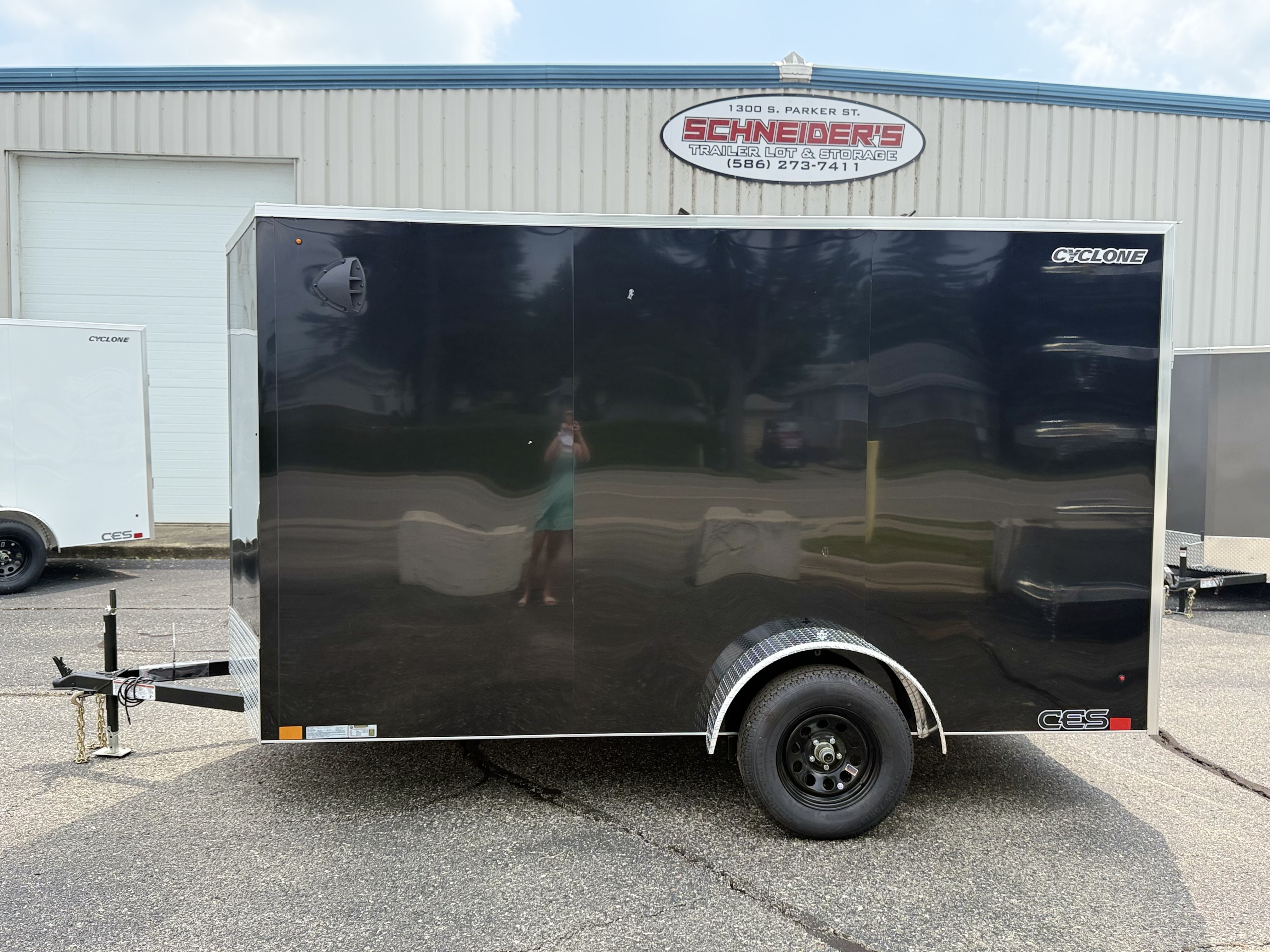 2027 Legend 6x13 Cyclone Steel V-Nose Single Axle Enclosed Cargo Trailer Cargo Trailer