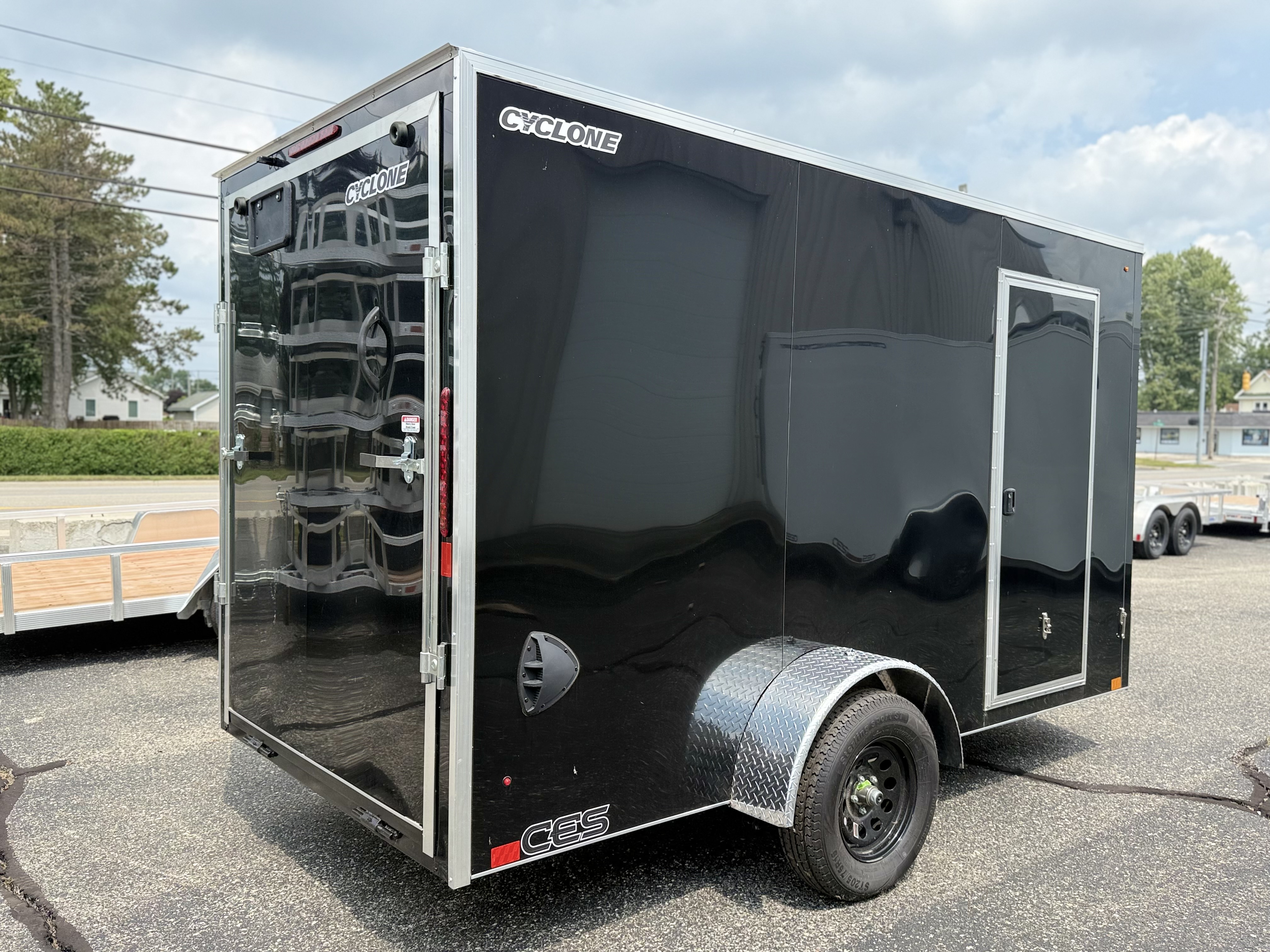 2027 Legend 6x13 Cyclone Steel V-Nose Single Axle Enclosed Cargo Trailer Cargo Trailer