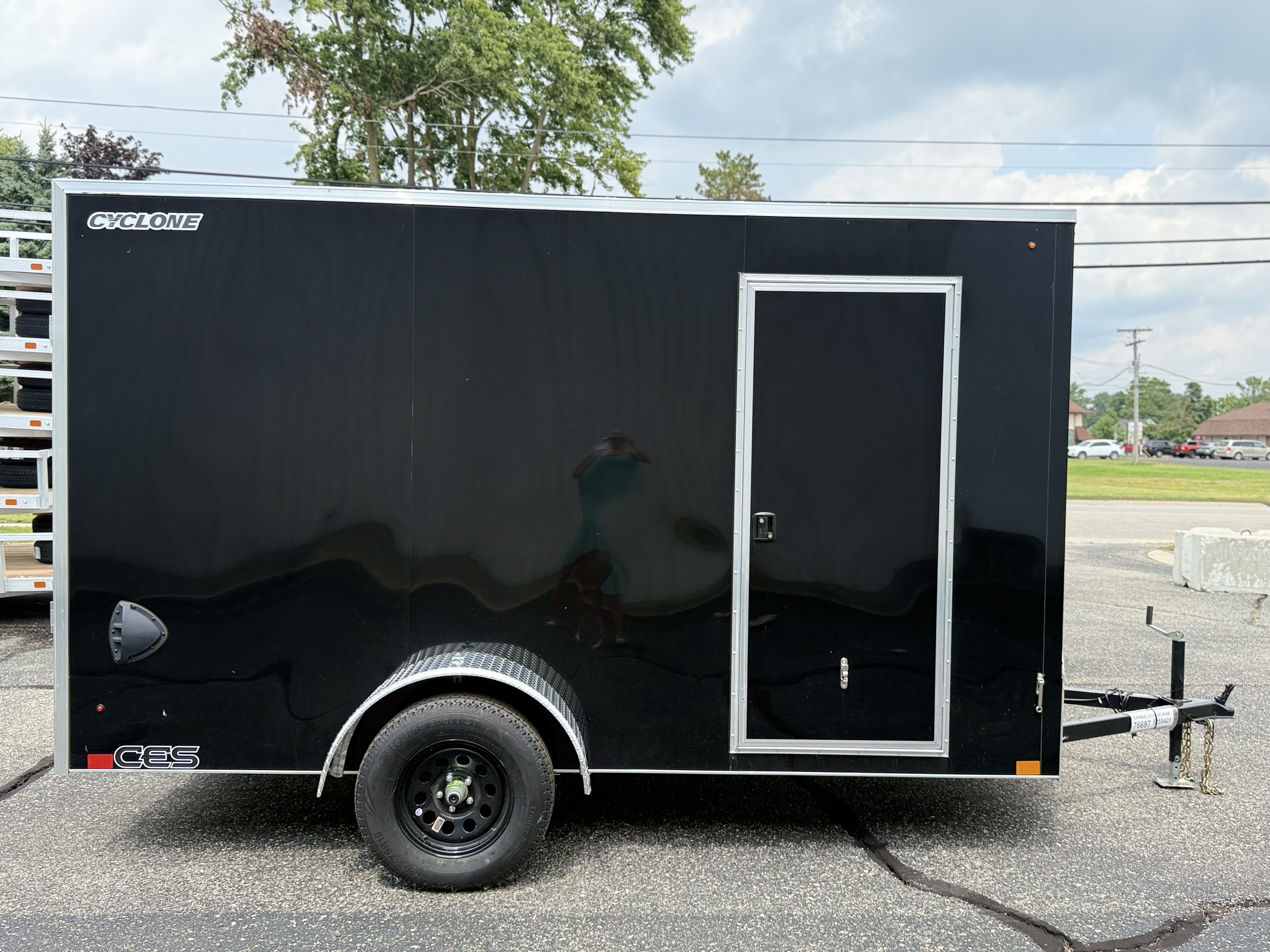 2027 Legend 6x13 Cyclone Steel V-Nose Single Axle Enclosed Cargo Trailer Cargo Trailer