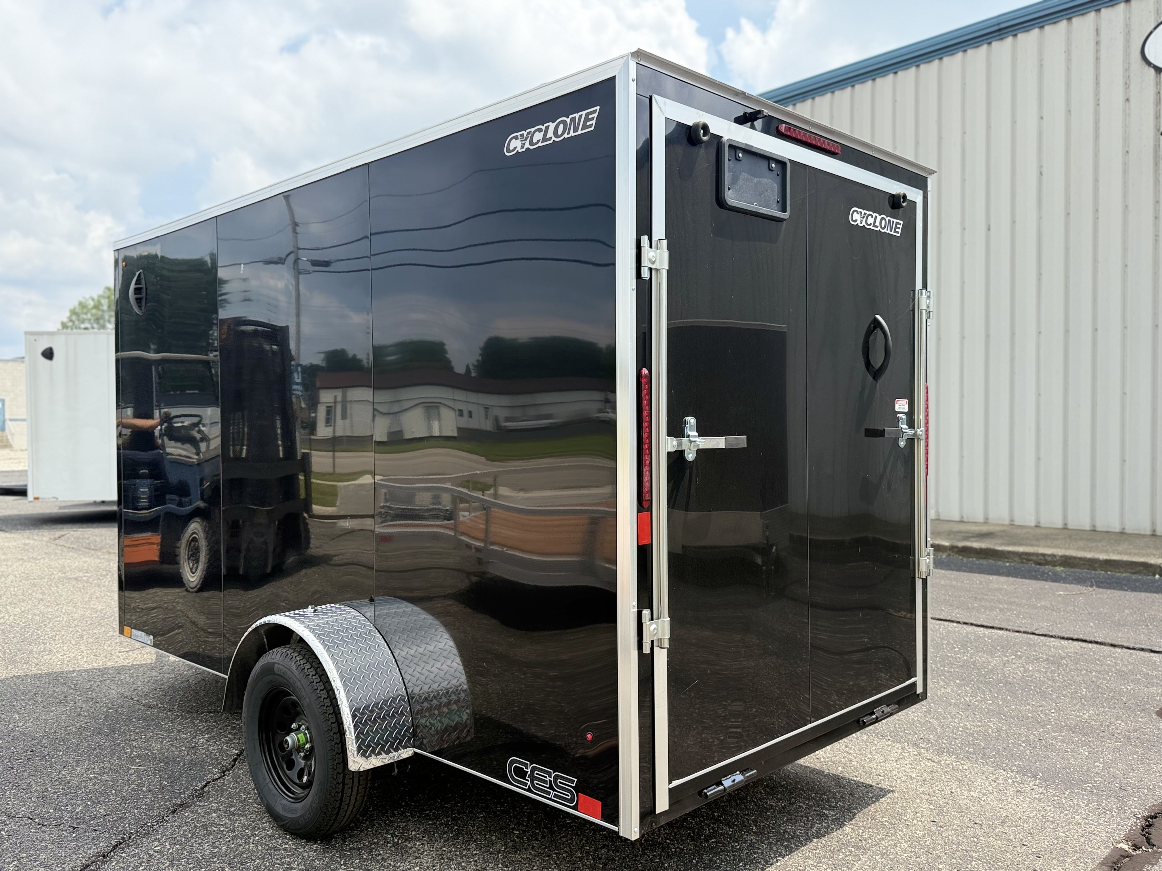 2027 Legend 6x13 Cyclone Steel V-Nose Single Axle Enclosed Cargo Trailer Cargo Trailer