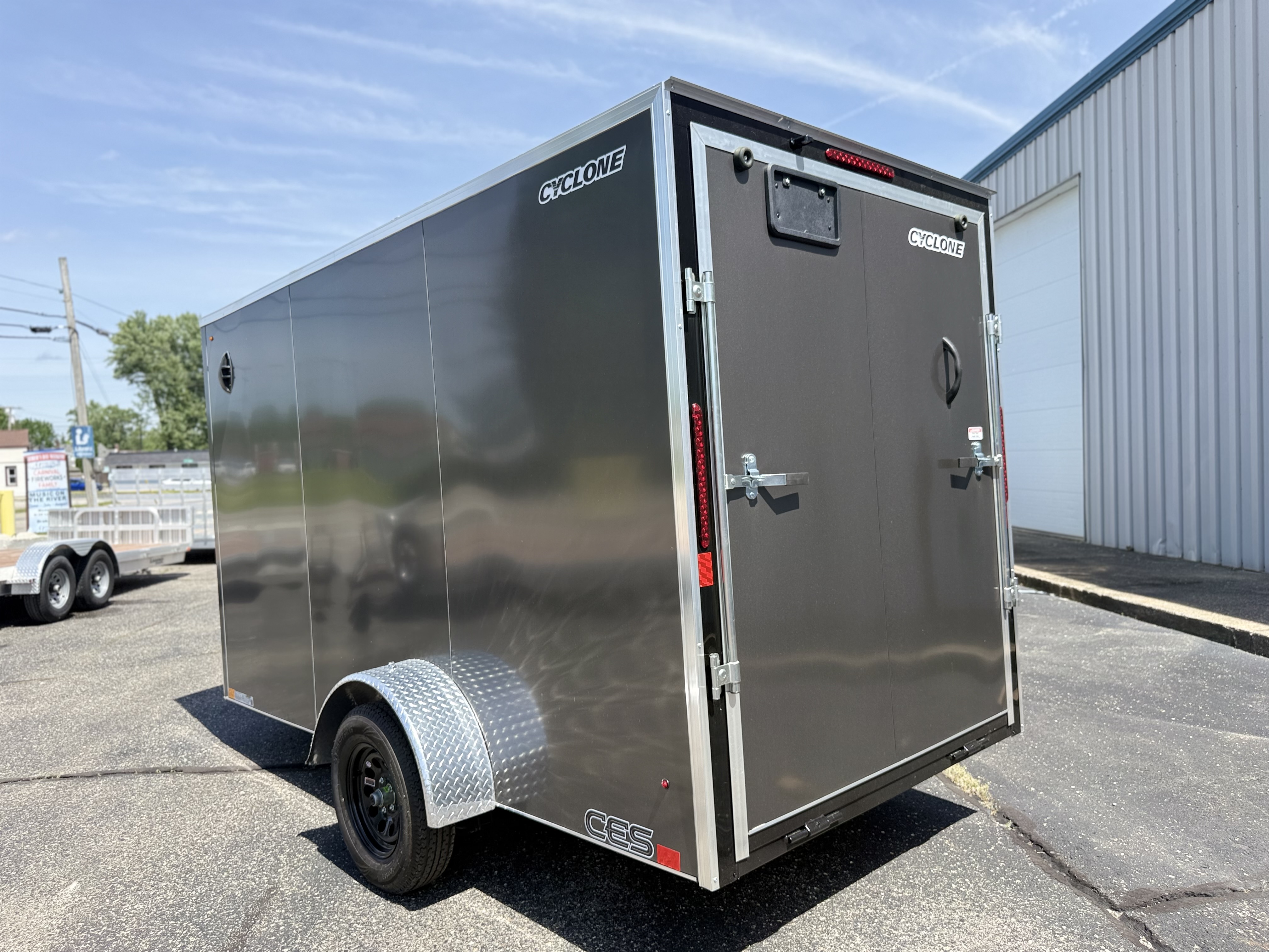 2027 Legend 6x13 Cyclone Steel V-Nose Single Axle Enclosed Cargo Trailer Cargo Trailer