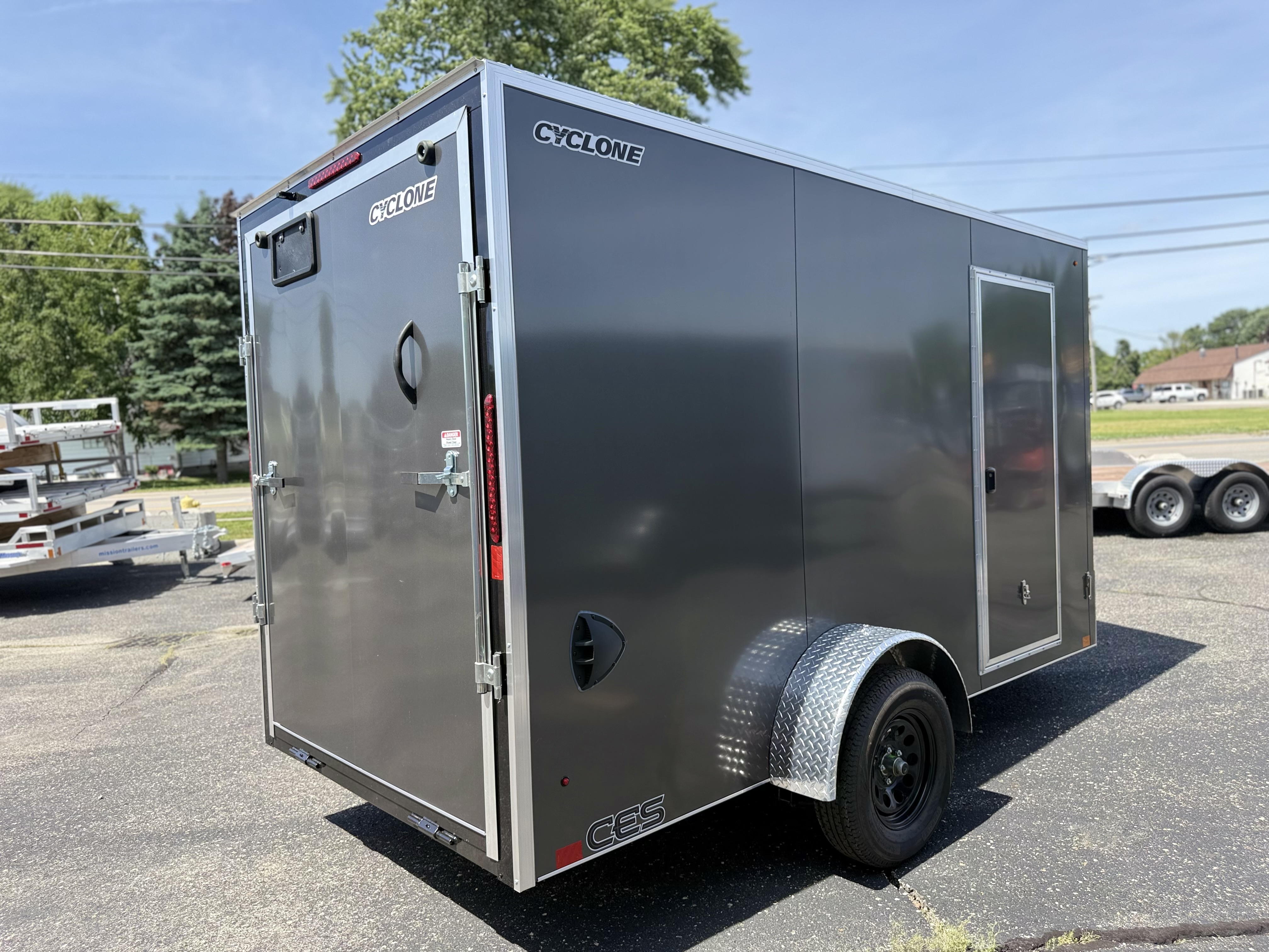 2027 Legend 6x13 Cyclone Steel V-Nose Single Axle Enclosed Cargo Trailer Cargo Trailer