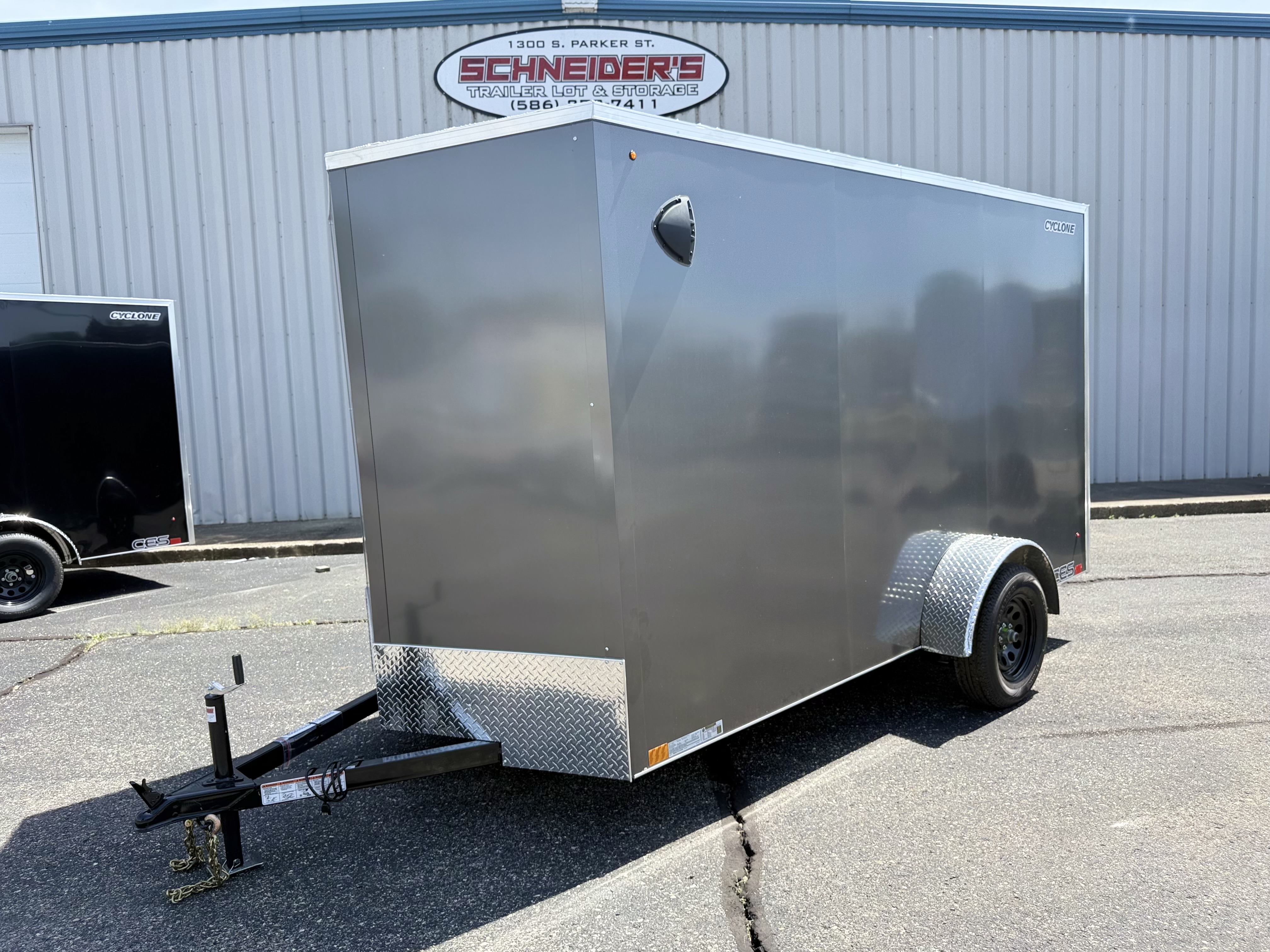 2027 Legend 6x13 Cyclone Steel V-Nose Single Axle Enclosed Cargo Trailer Cargo Trailer