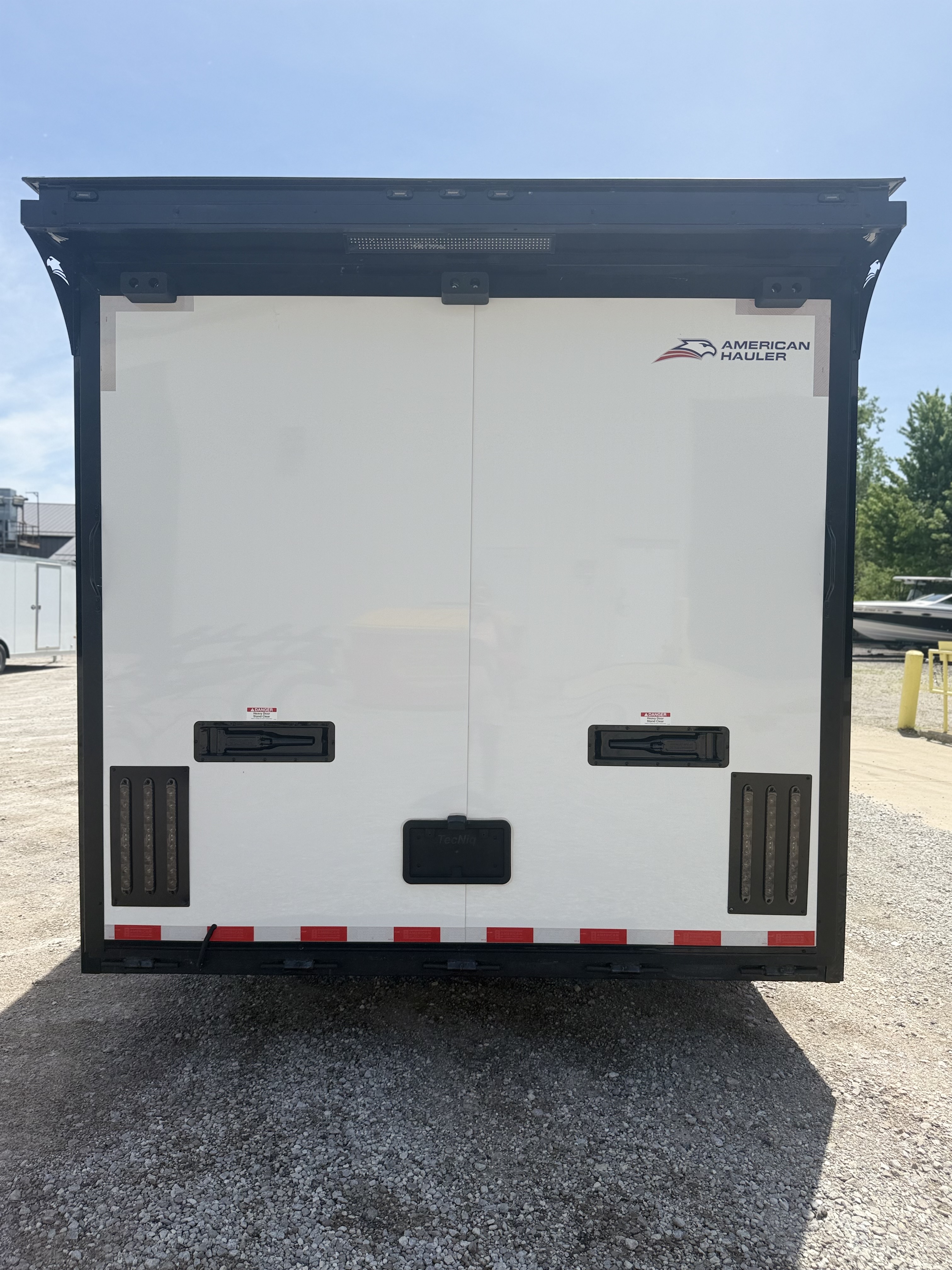 2026 American Hauler 8.5x28 Silver Hawk Tandem Axle Enclosed Race Car Hauler Trailer Cargo Trailer