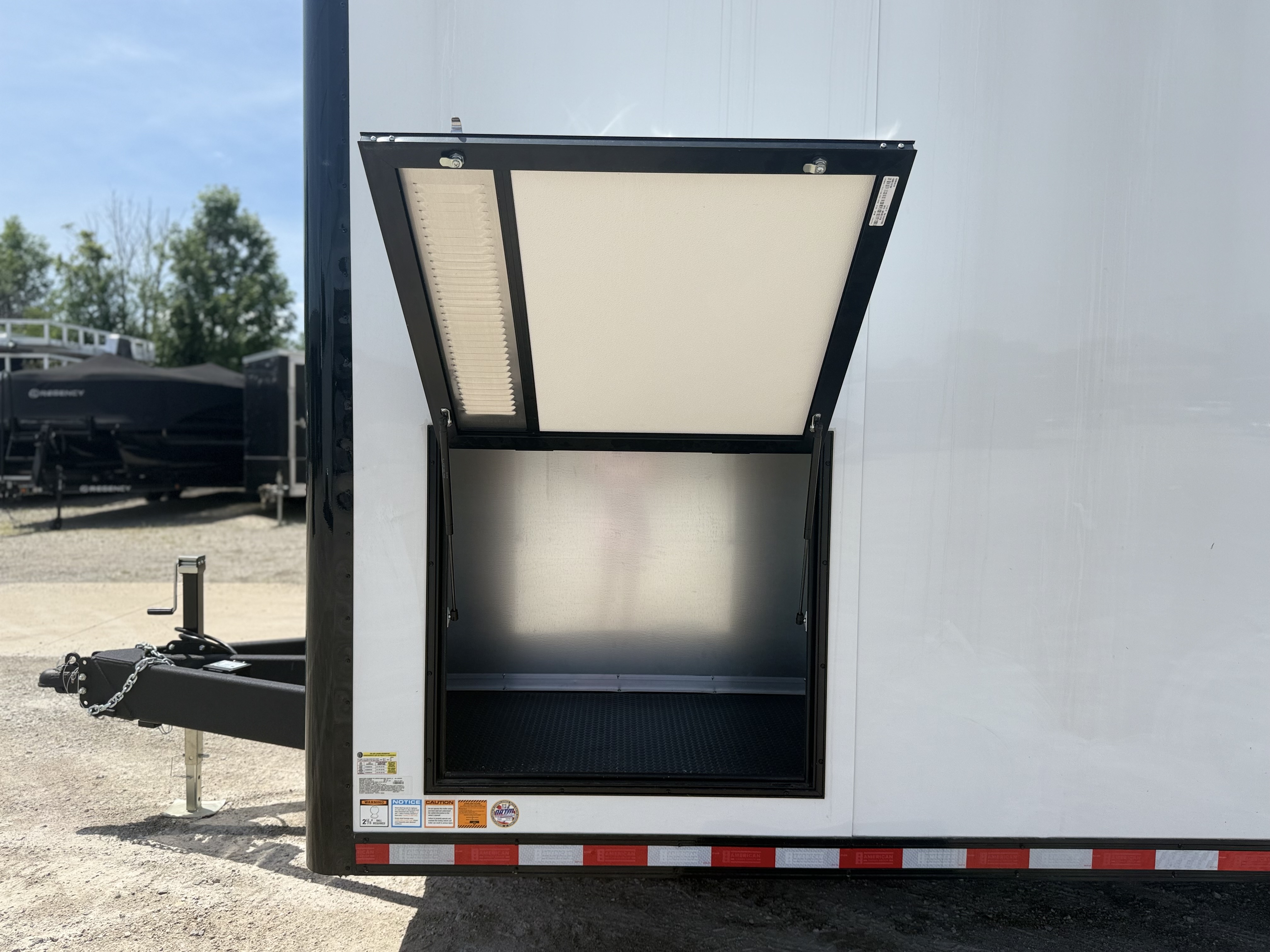2026 American Hauler 8.5x28 Silver Hawk Tandem Axle Enclosed Race Car Hauler Trailer Cargo Trailer